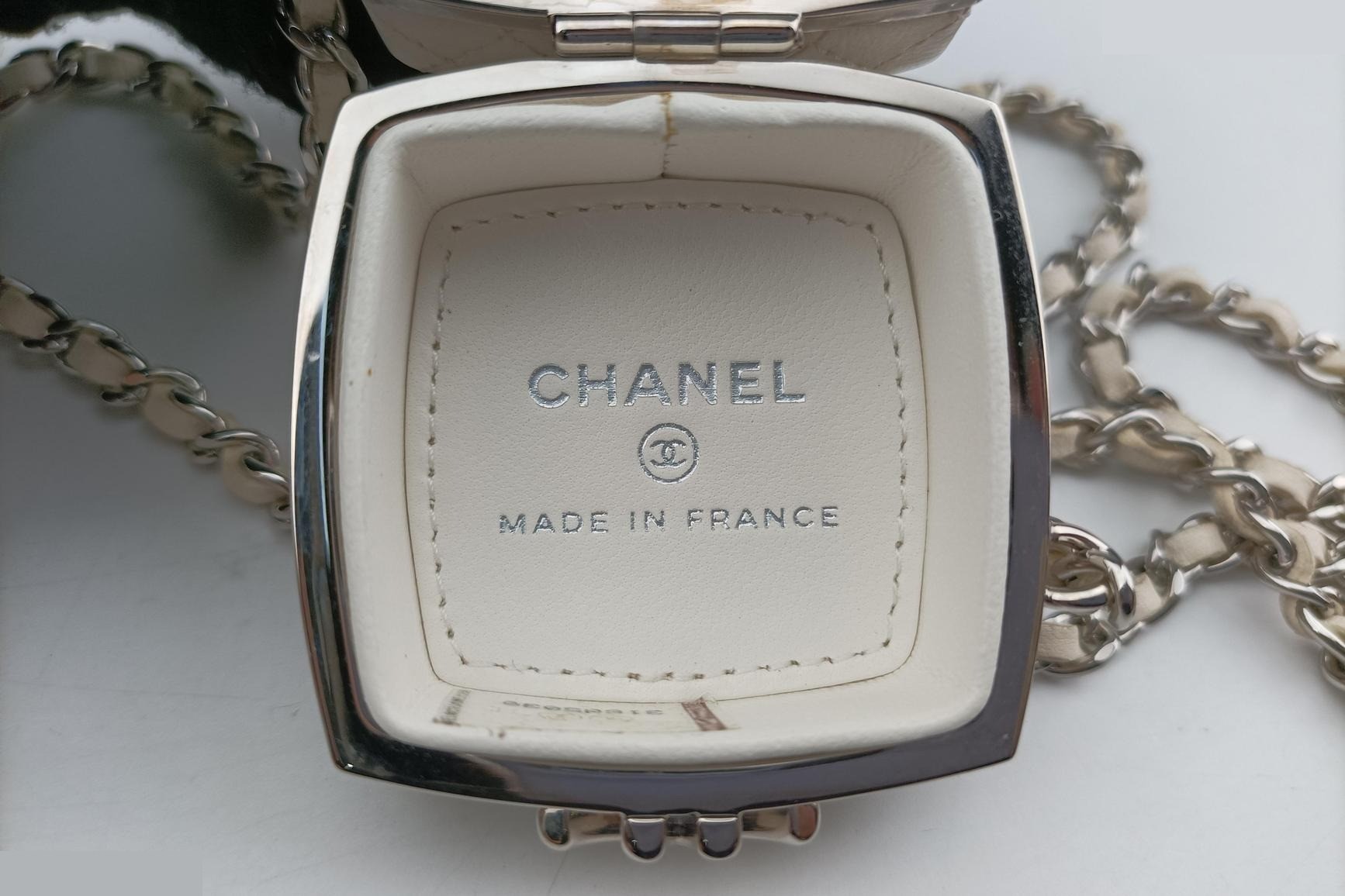 Makeup box, leather, white — view 7