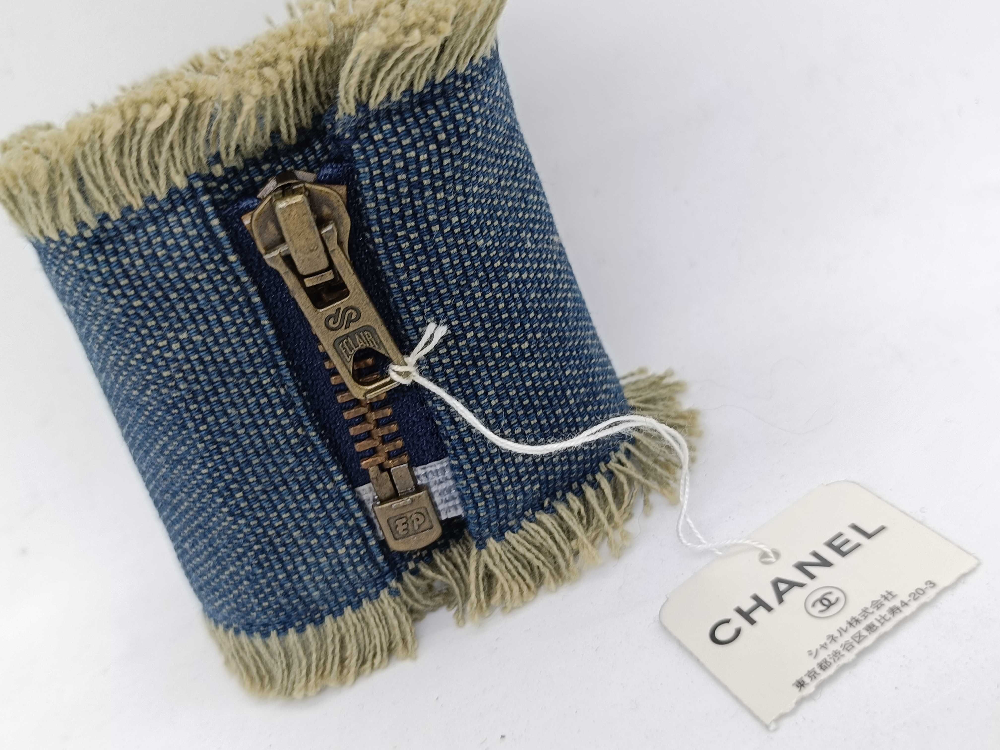 Denim Rhinestone Coco Mark Bracelet (Bracelet/Bangle) — view 4