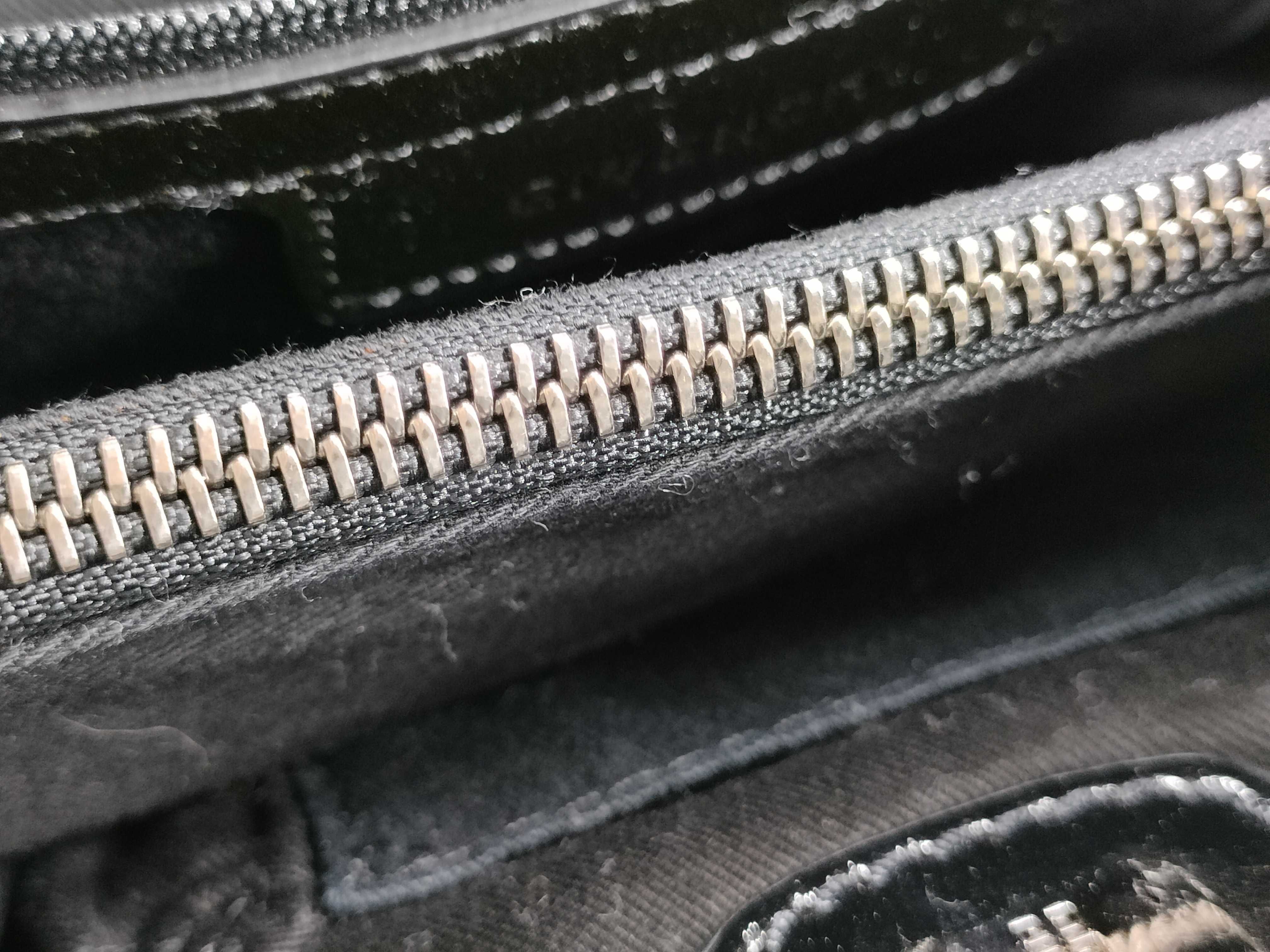 Studded Bag, Black Nylon Handbag — view 12