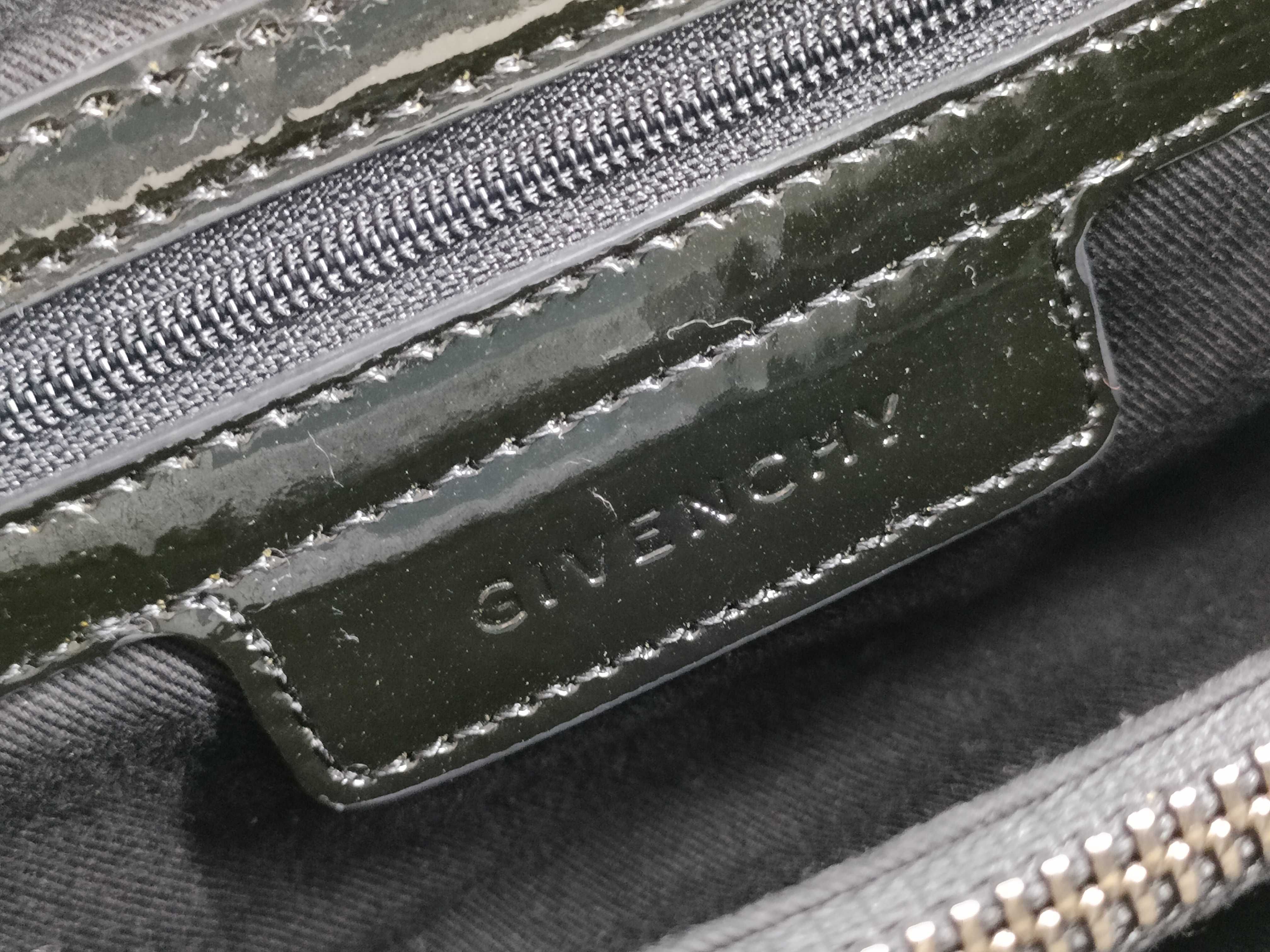 Studded Bag, Black Nylon Handbag — view 10