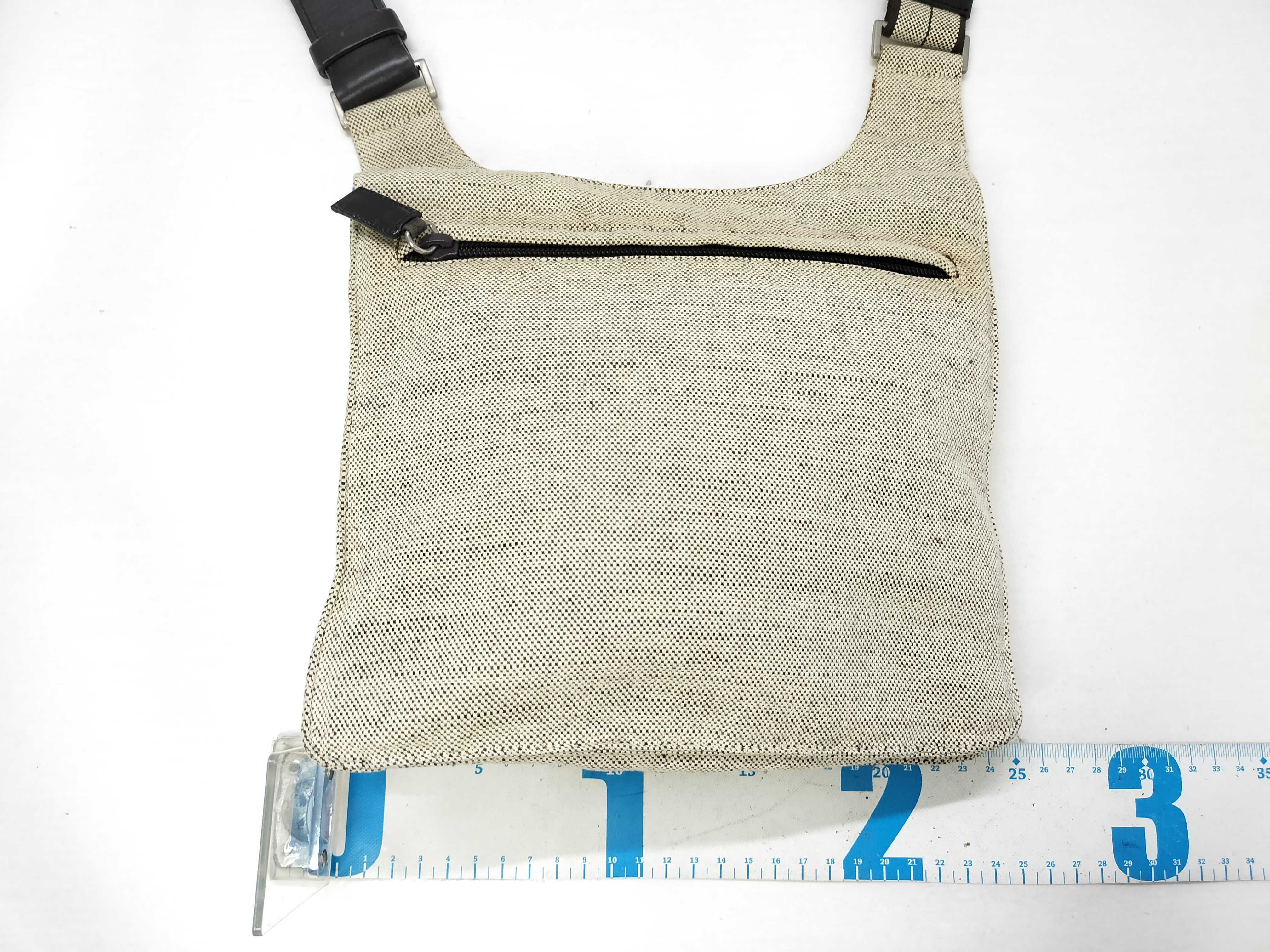 Canvas Shoulder Bag Triangle Logo Shoulder Bag — view 2