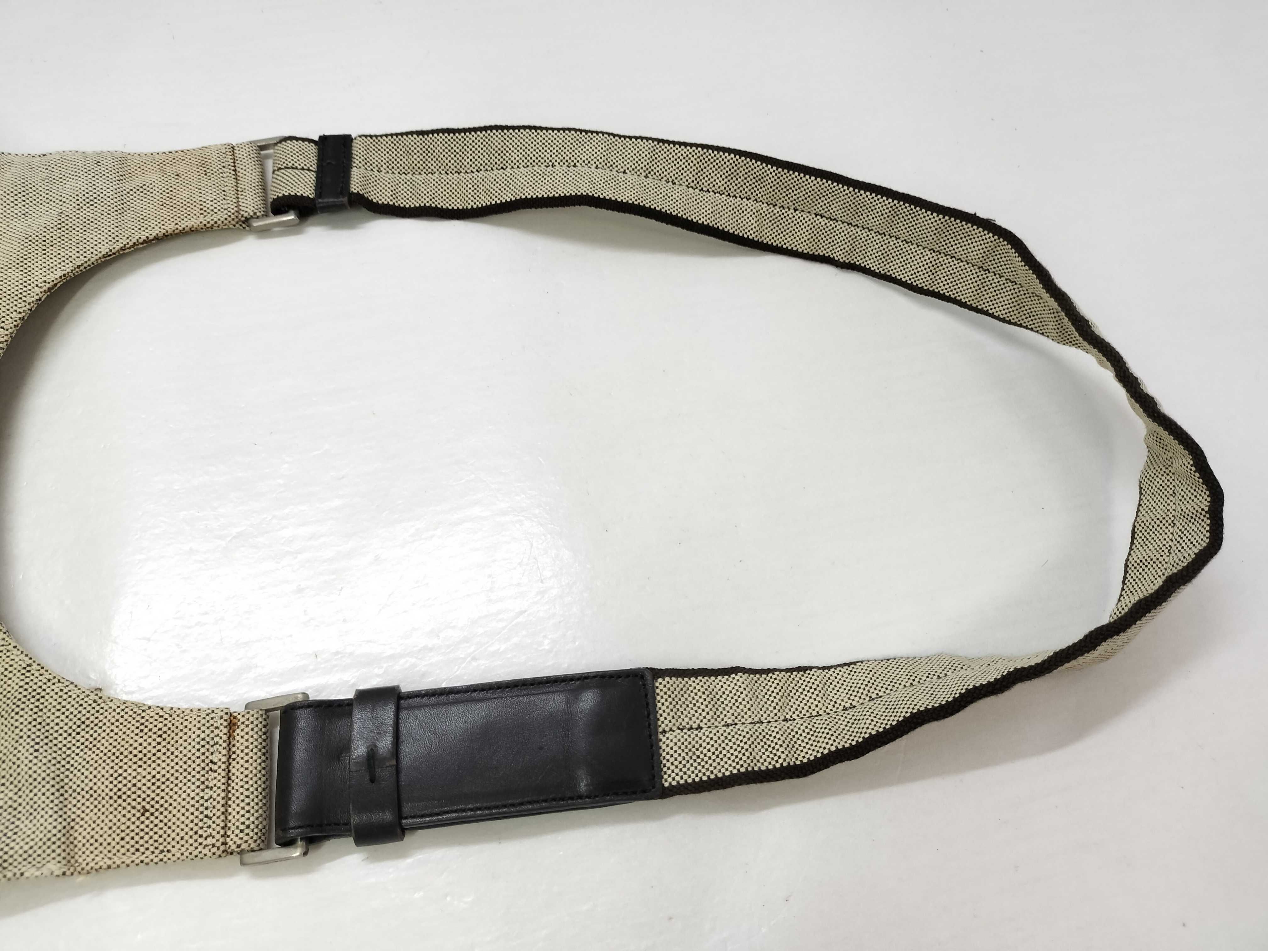 Canvas Shoulder Bag Triangle Logo Shoulder Bag — view 3