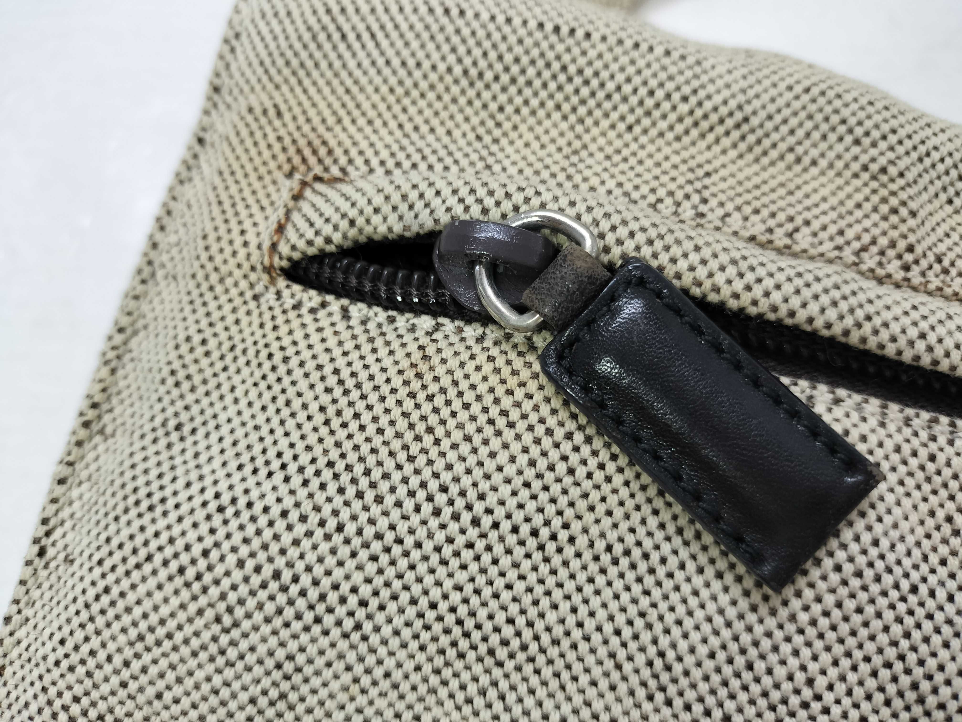Canvas Shoulder Bag Triangle Logo Shoulder Bag — view 10