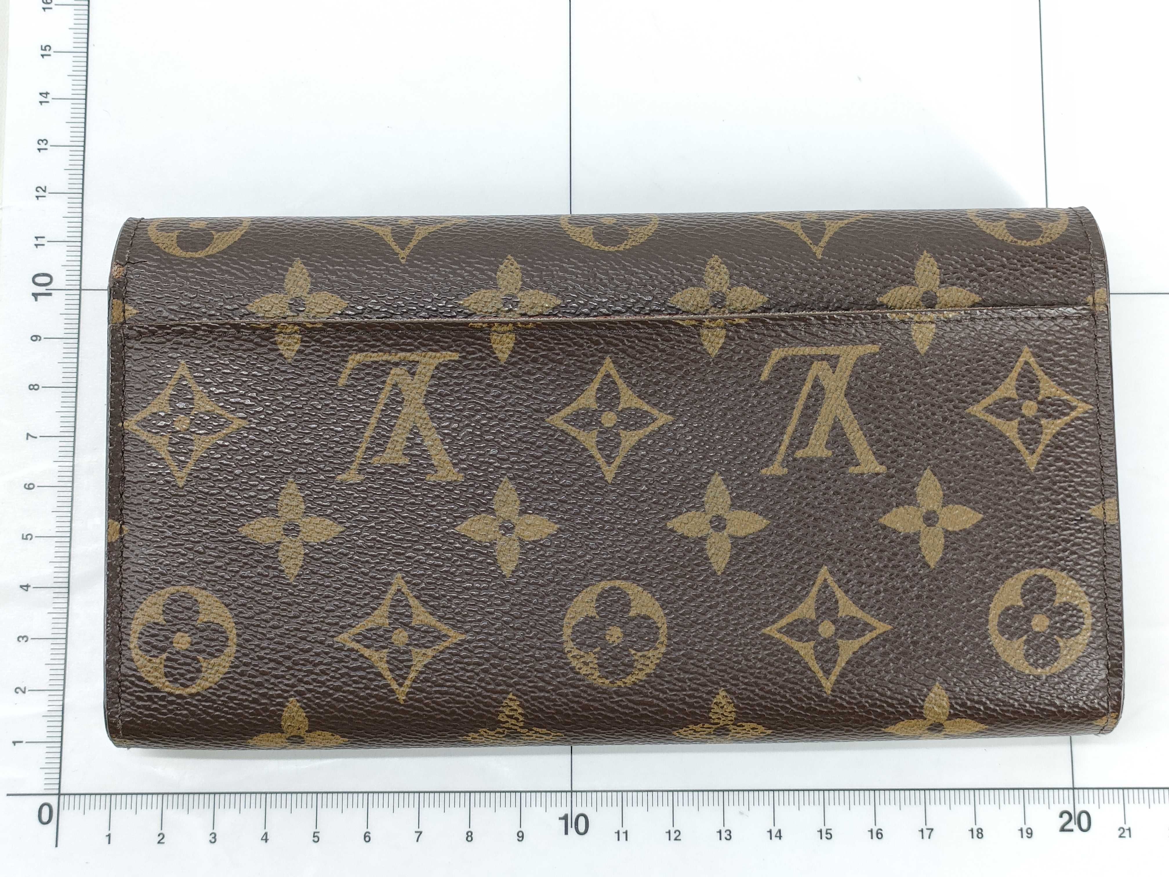 Monogram Louis Vuitton Monogram Portefeuille Sarah M60531 CA4104 Wallet — view 2