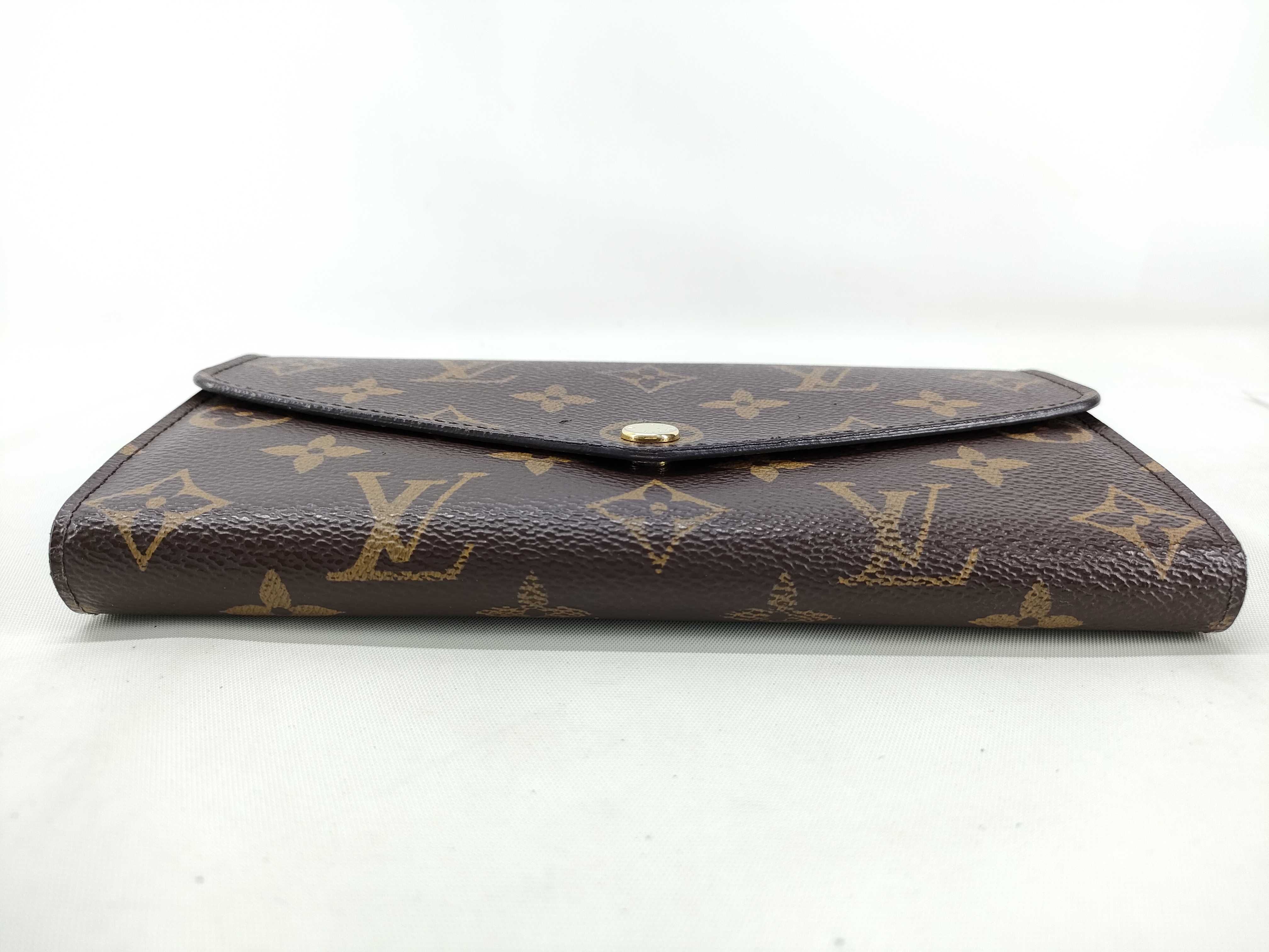 Monogram Louis Vuitton Monogram Portefeuille Sarah M60531 CA4104 Wallet — view 4