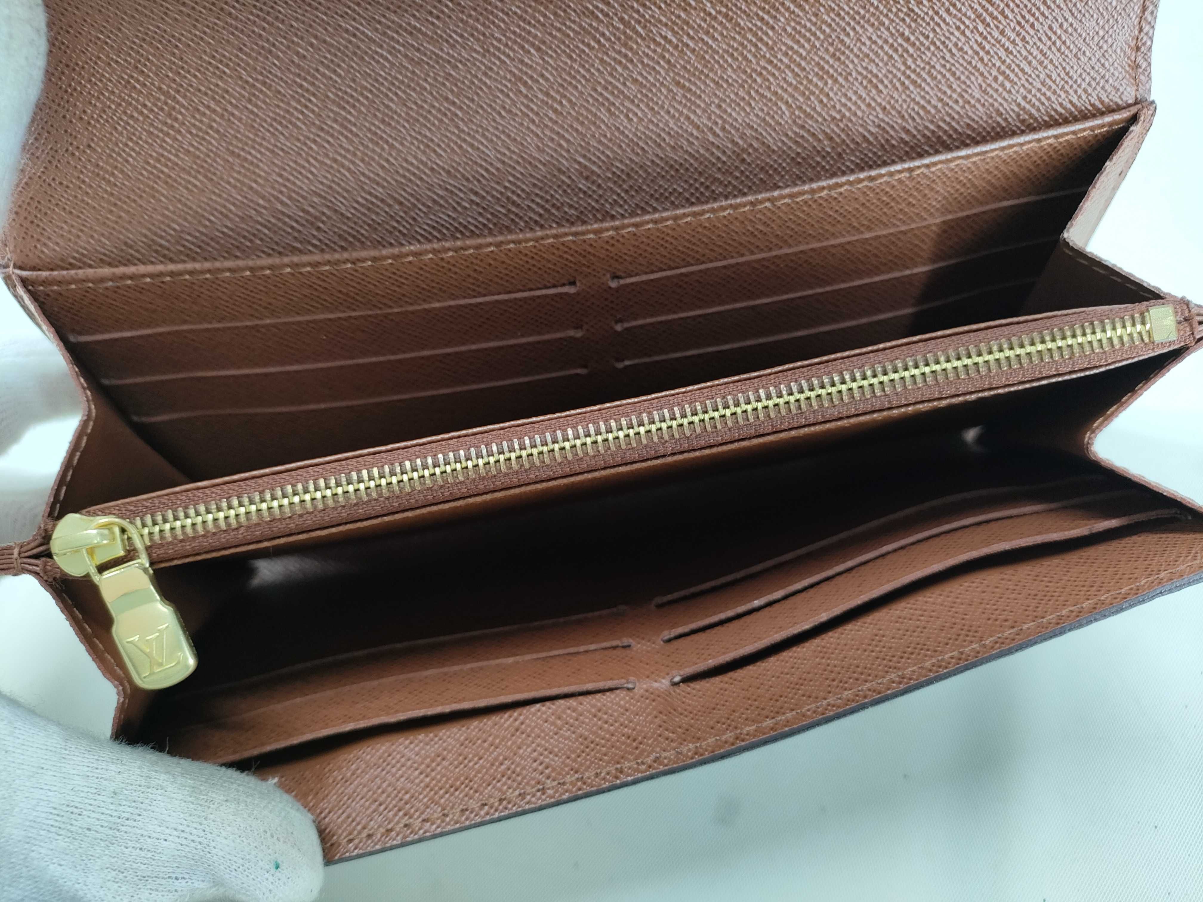 Monogram Louis Vuitton Monogram Portefeuille Sarah M60531 CA4104 Wallet — view 10