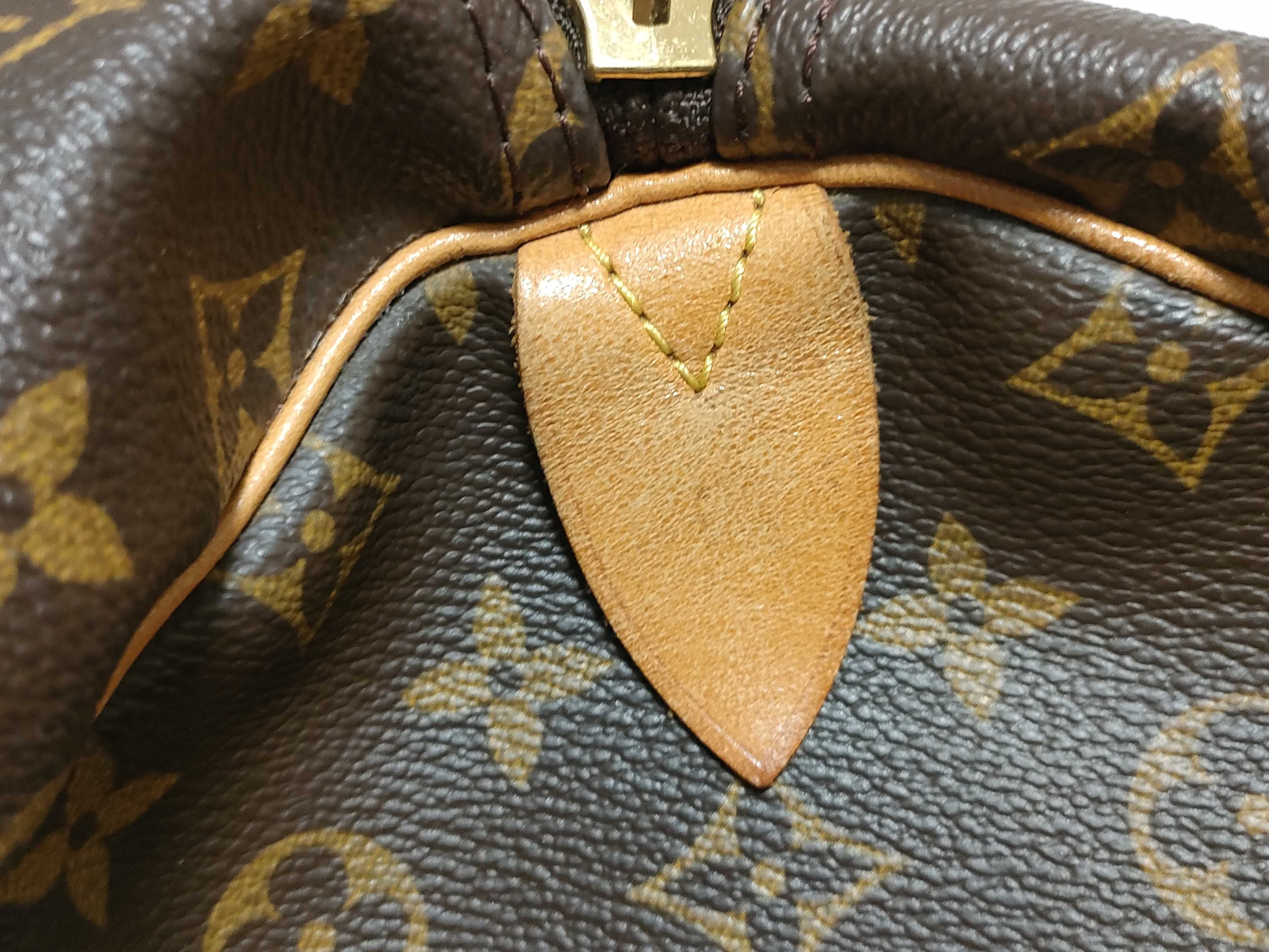Monogram Keepall 55 M41424 (Serial number unclear) Brown Boston Bag — view 13
