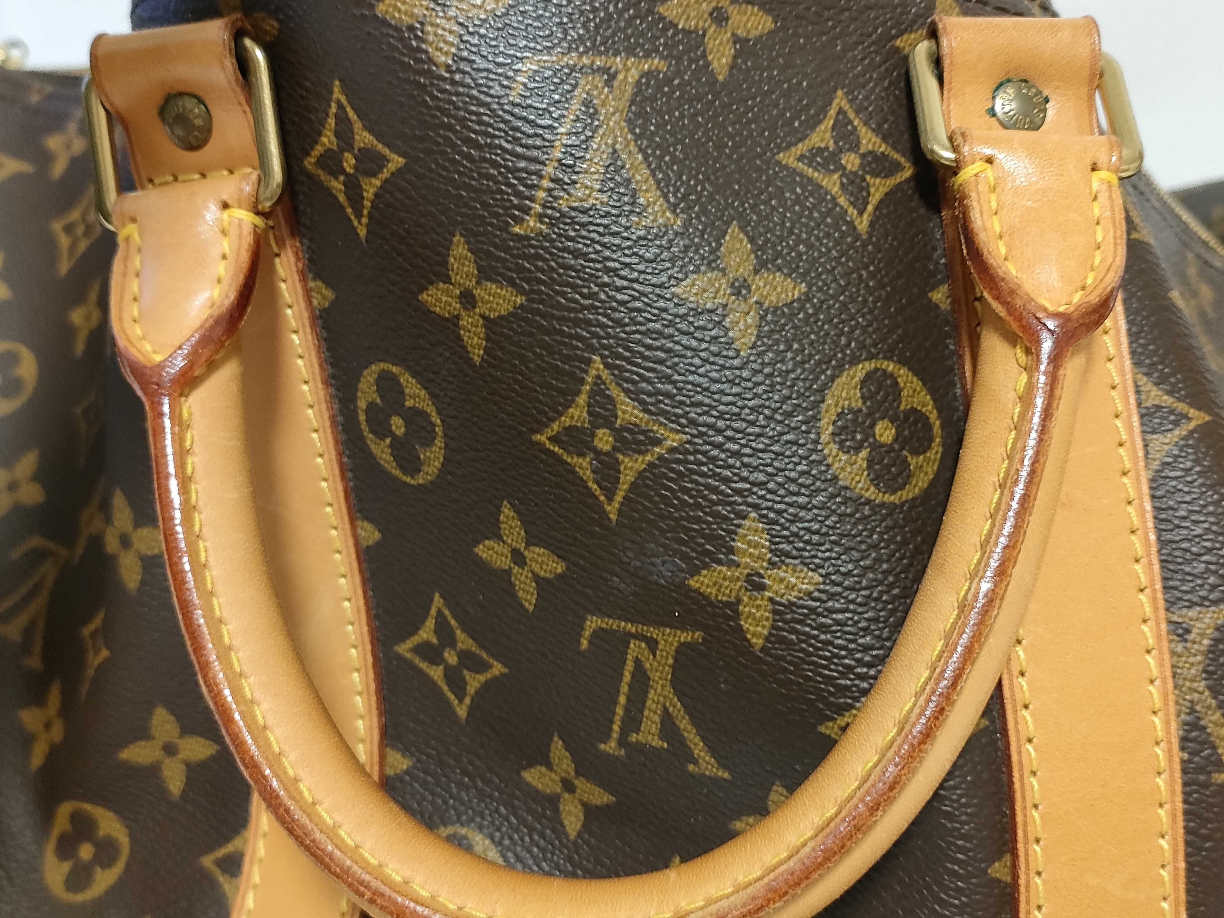 Monogram Keepall 55 M41424 (Serial number unclear) Brown Boston Bag — view 15