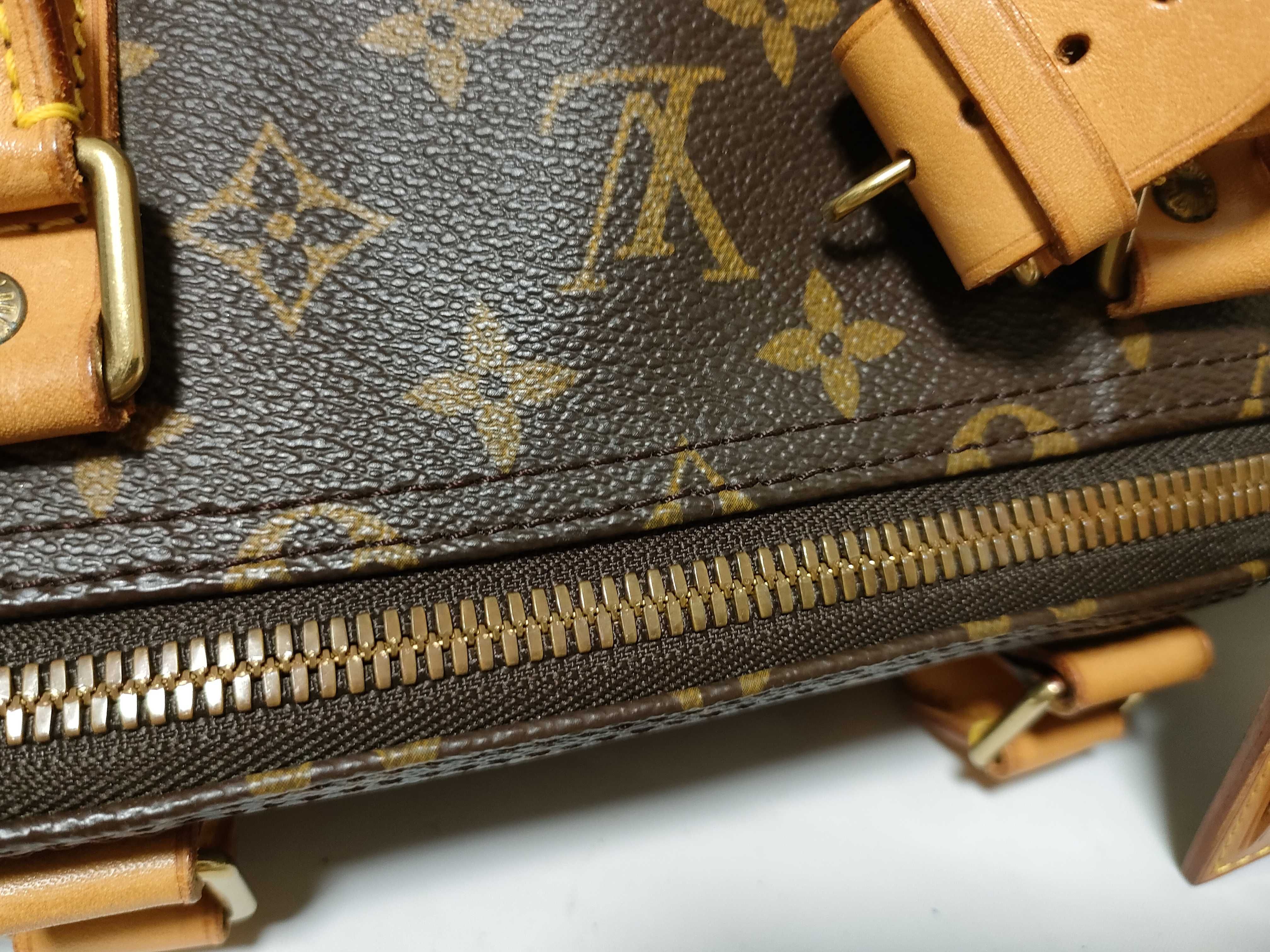 Monogram Keepall 55 M41424 (Serial number unclear) Brown Boston Bag — view 6