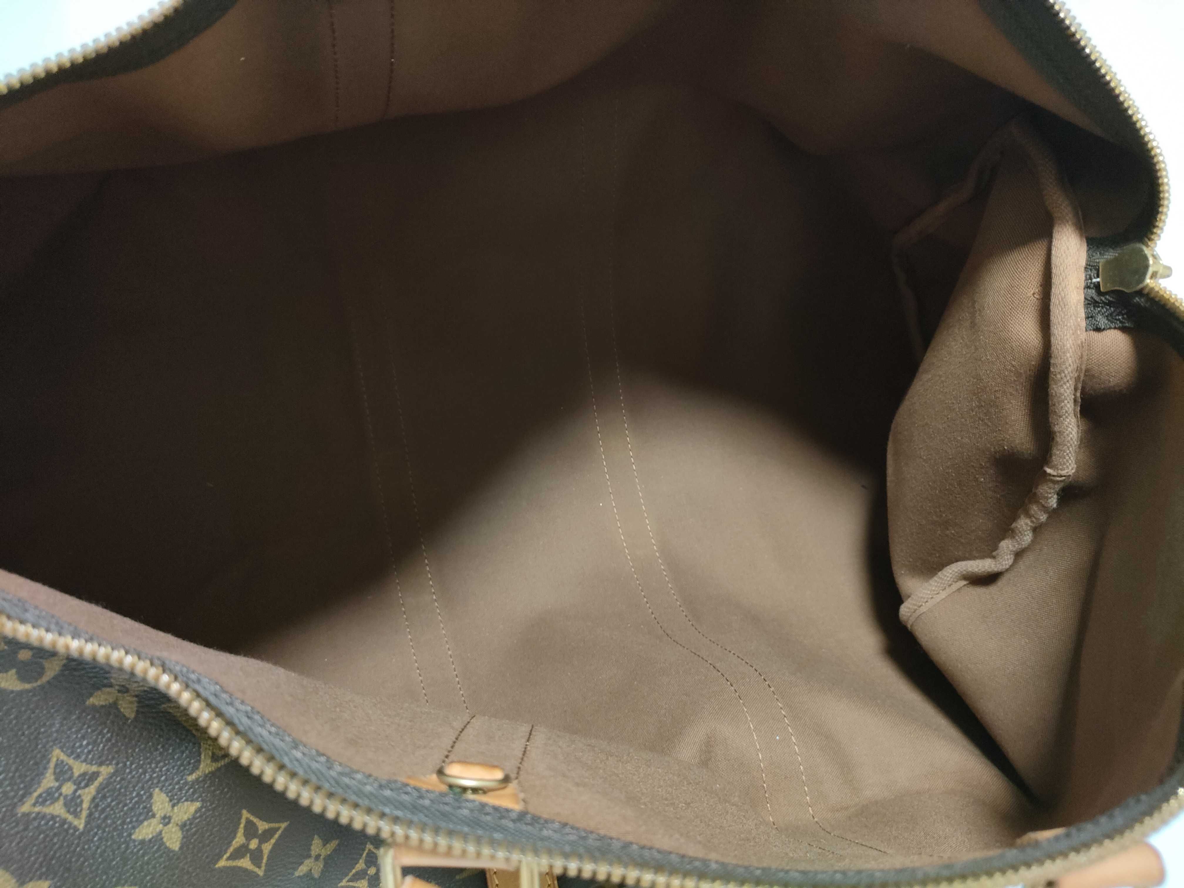 Monogram Keepall 55 M41424 (Serial number unclear) Brown Boston Bag — view 10
