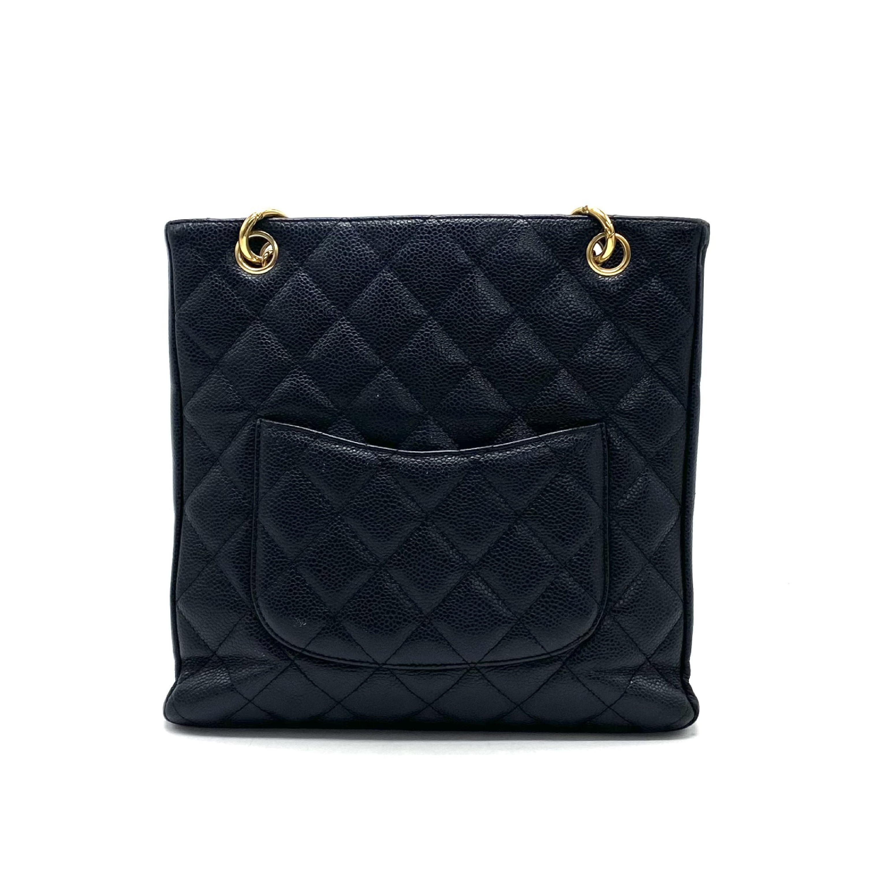 PST Caviar Skin Chain Tote Bag — view 3