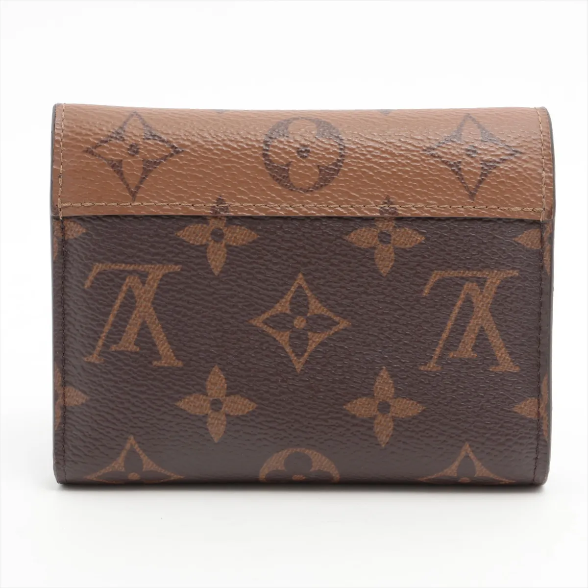 Monogram Reverse Portefeuille Victorine M81557 (Serial Number Unknown) Black x Brown Compact Wallet — view 2