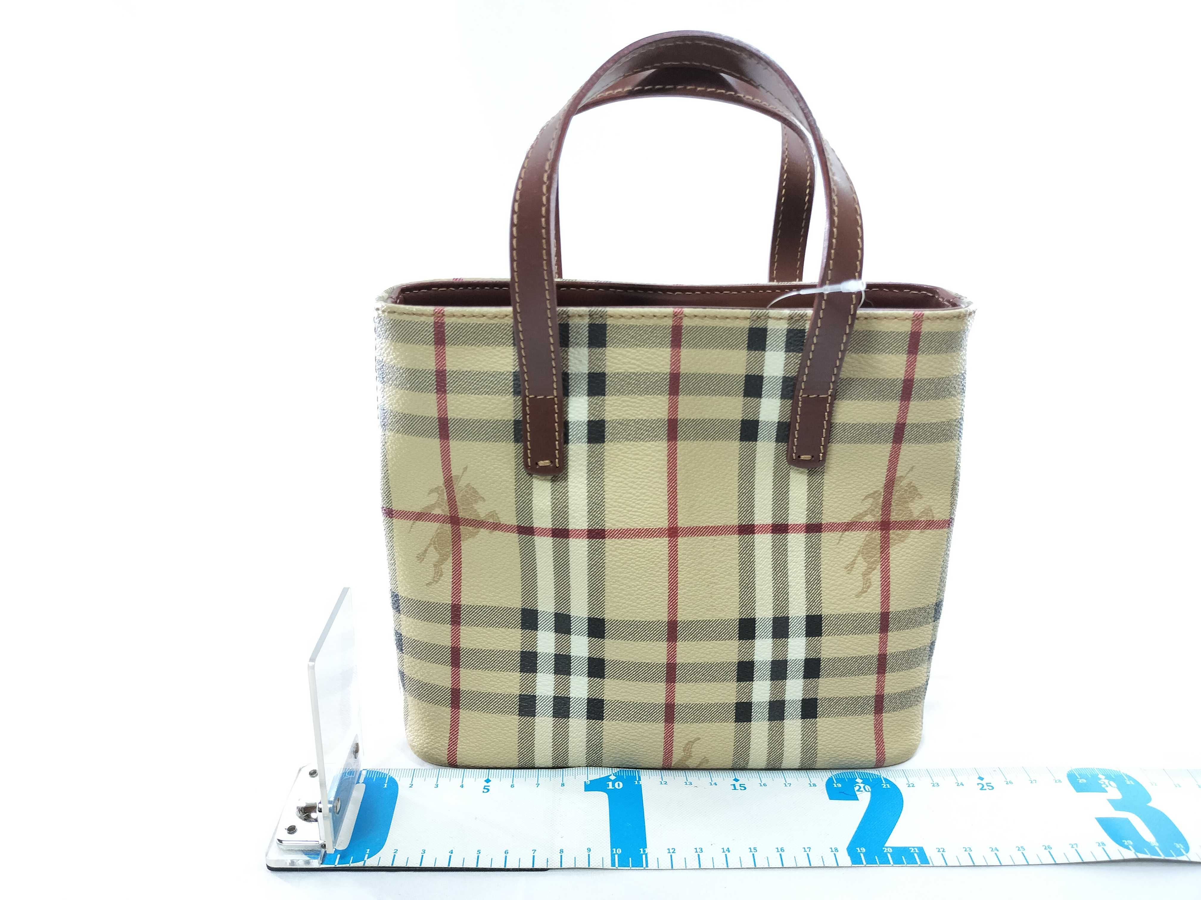 London Nova Check PVC Mini Tote Bag — view 2