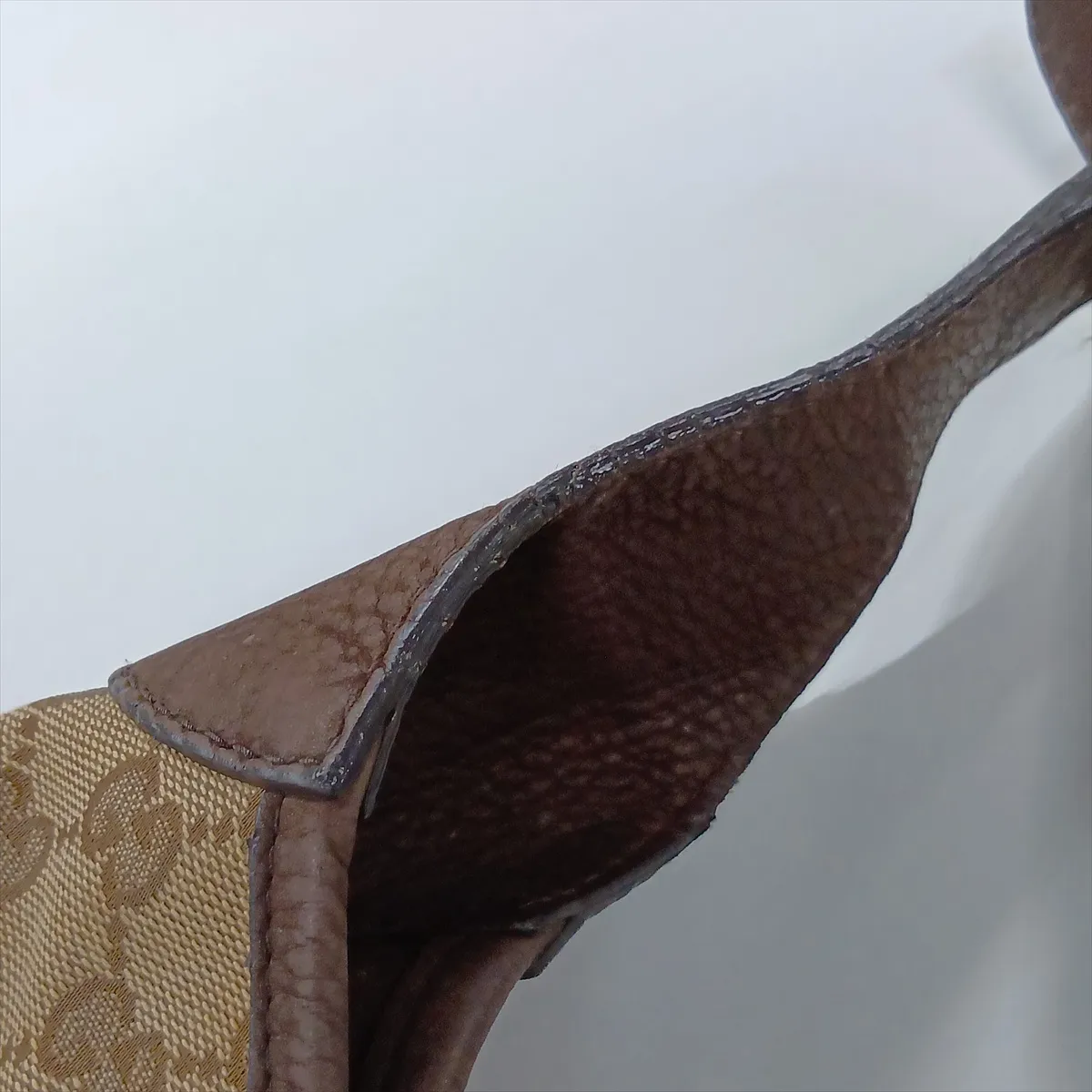 GG Canvas New Jackie Canvas x Suede Shoulder Bag Beige x Brown 277520 — view 15