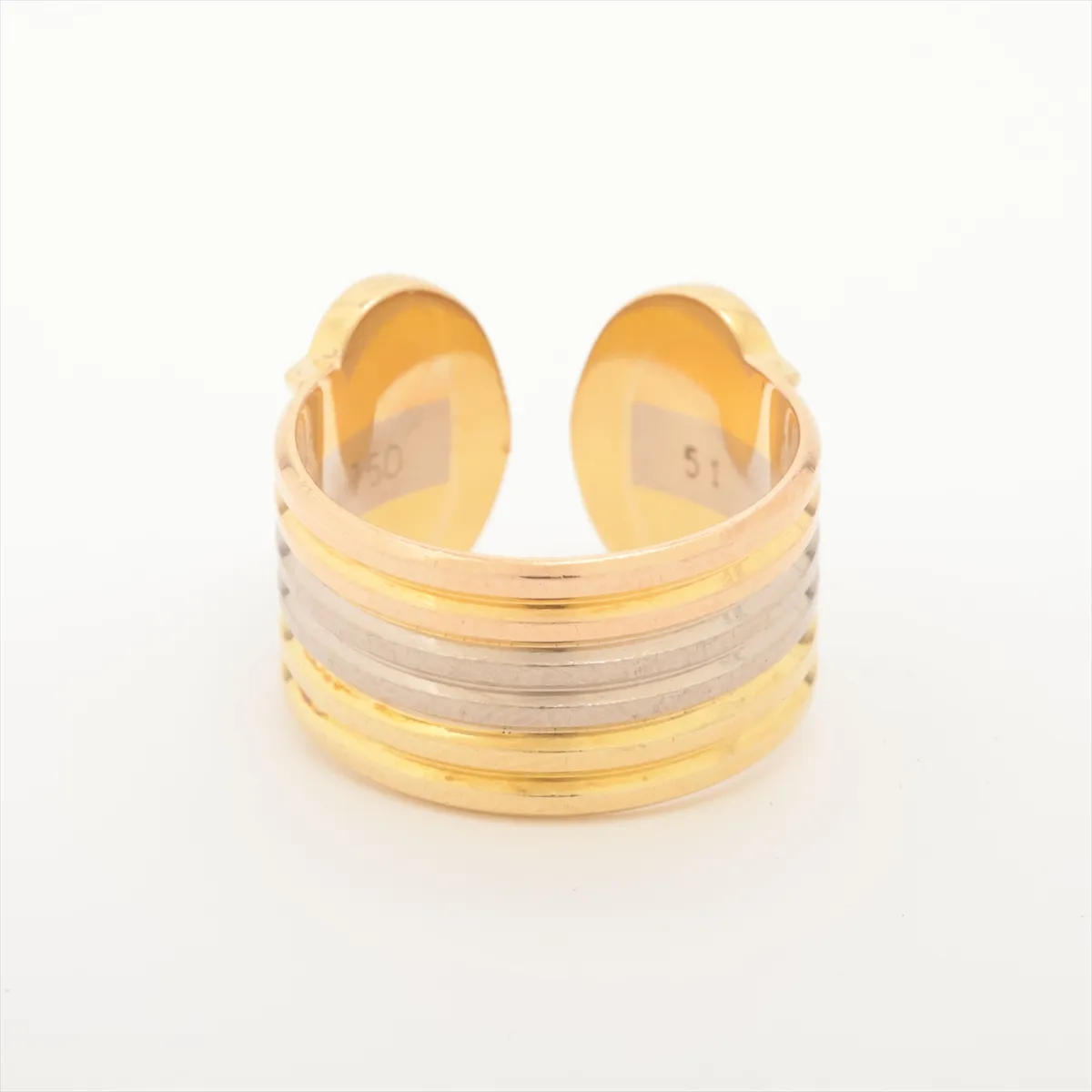 2C Ring 750(YG×PG×WG) 6.9g 51 729215 — view 2