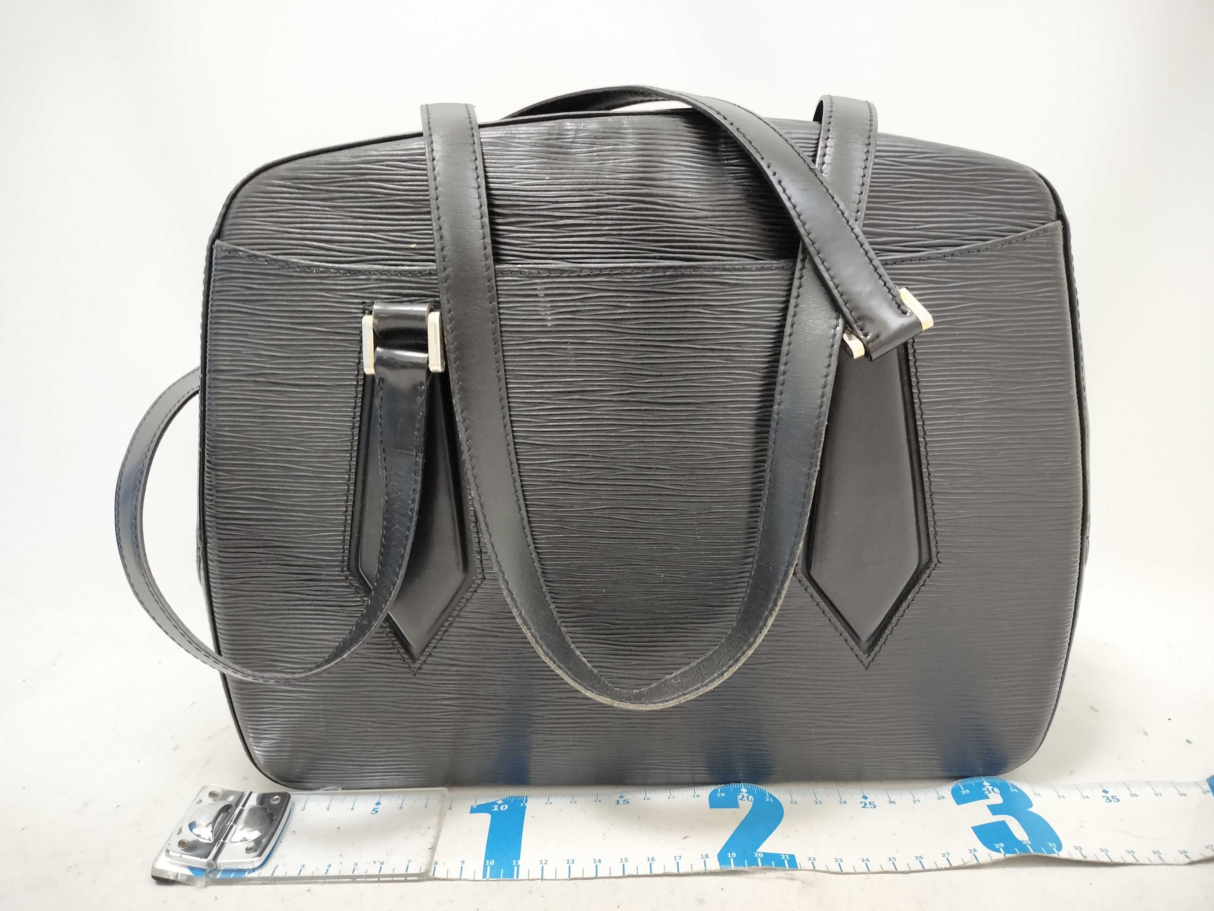 Epi Leather Handbag, Black — view 2