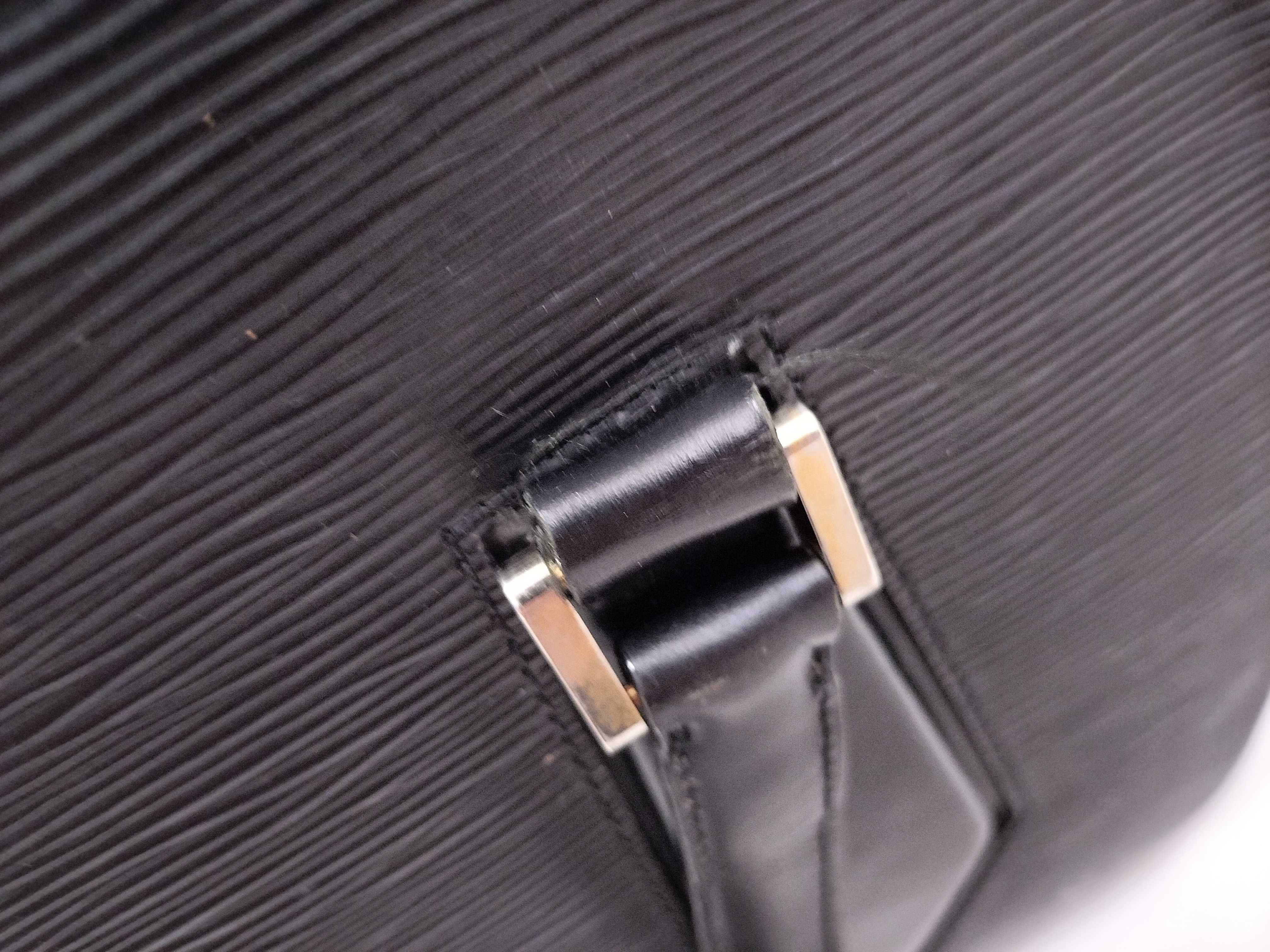 Epi Leather Handbag, Black — view 13
