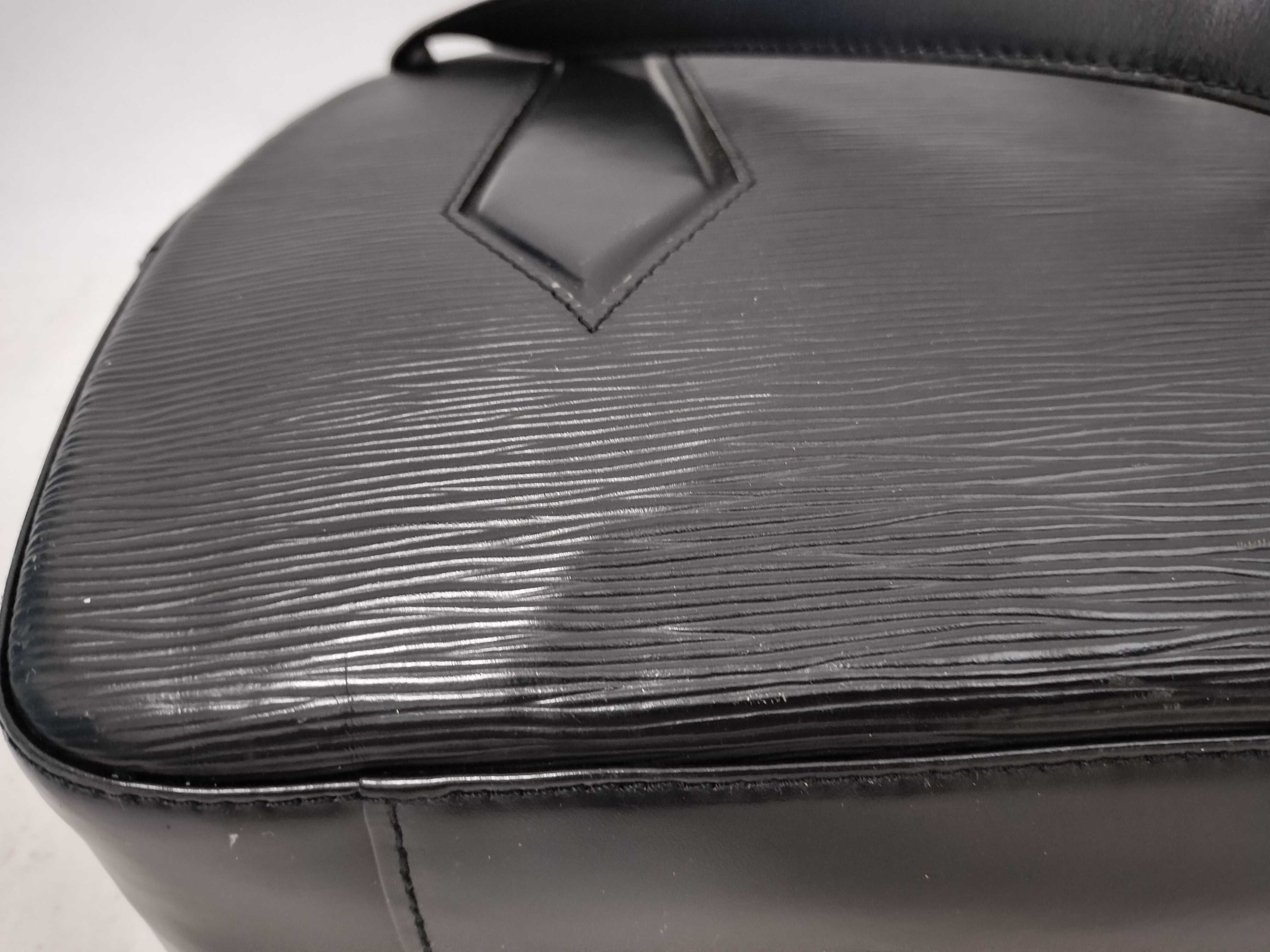 Epi Leather Handbag, Black — view 15