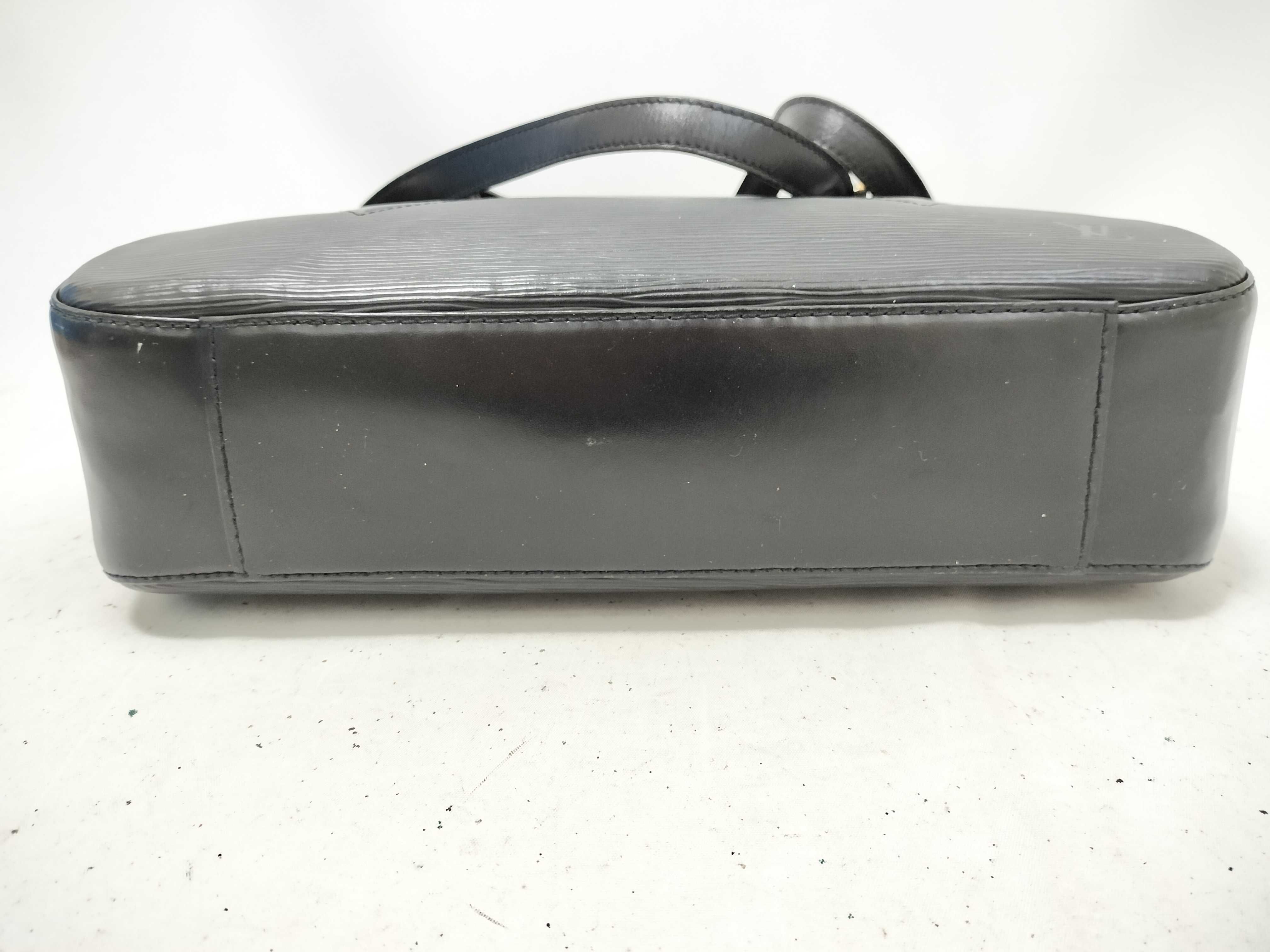 Epi Leather Handbag, Black — view 8