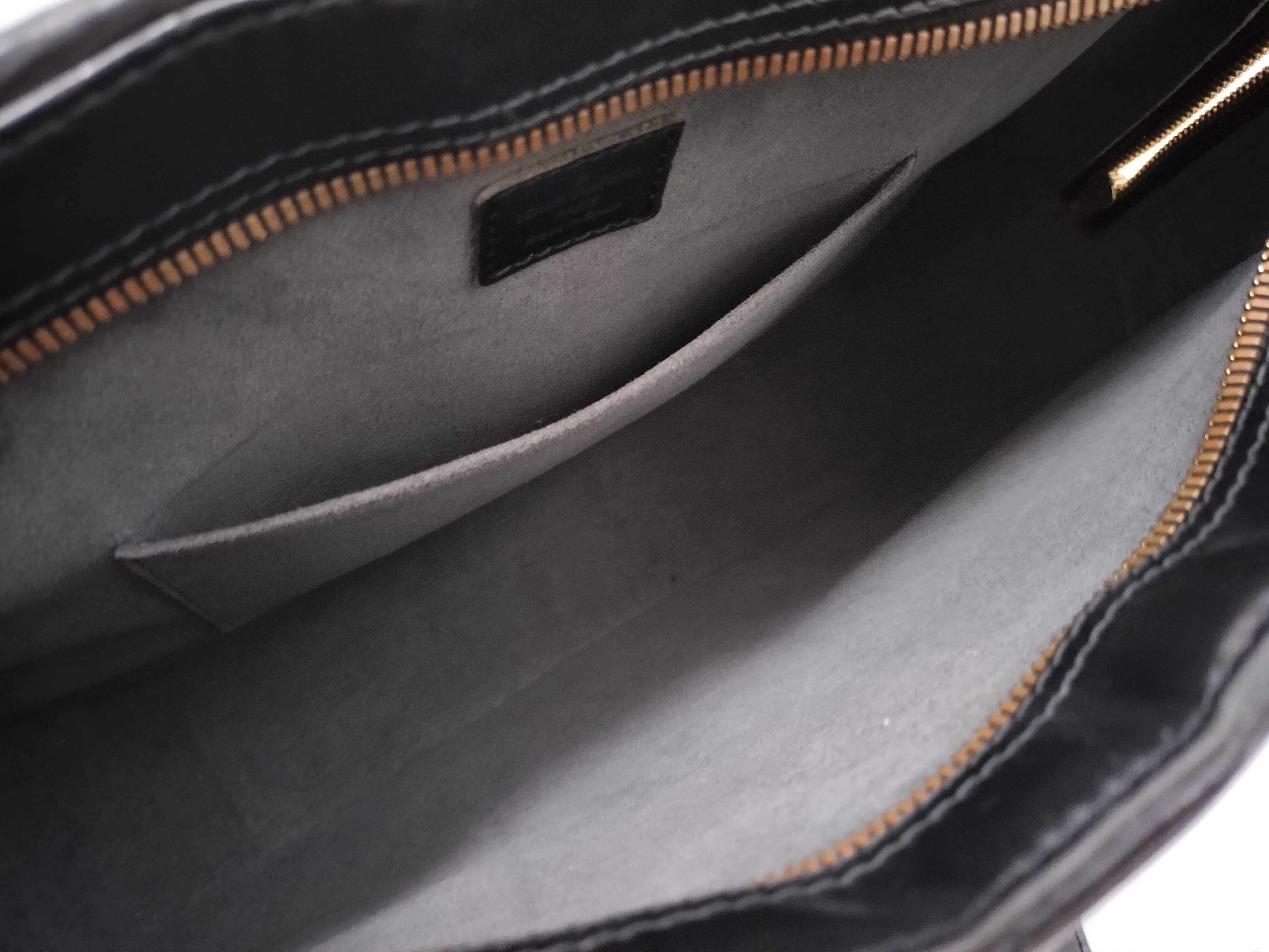 Epi Leather Handbag, Black — view 10