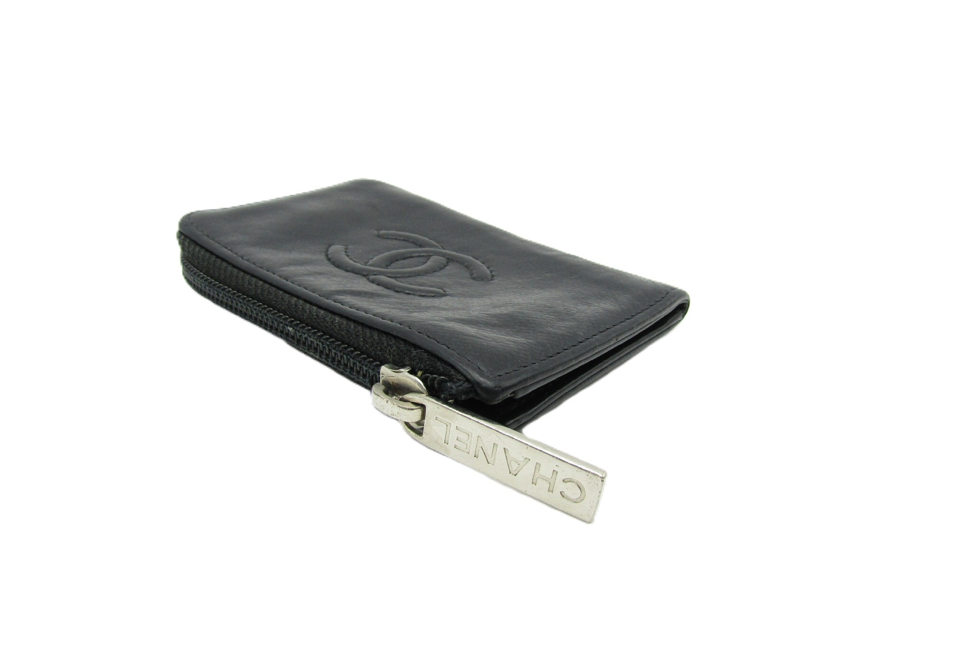 Coin Case with Keyring A68885 S Hardware Caviar Leather — view 3