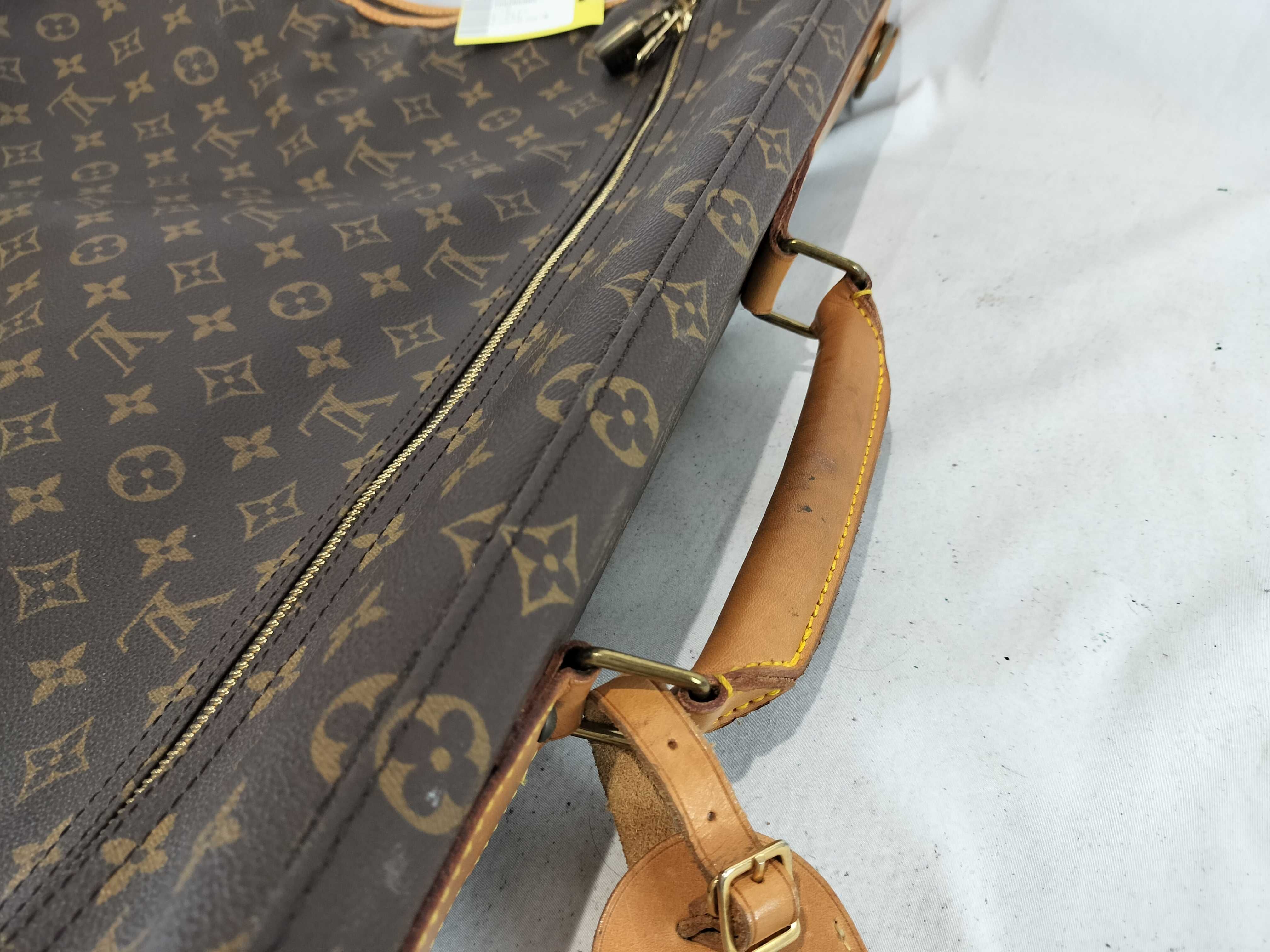 Monogram Garment Bag with Hanger — view 3