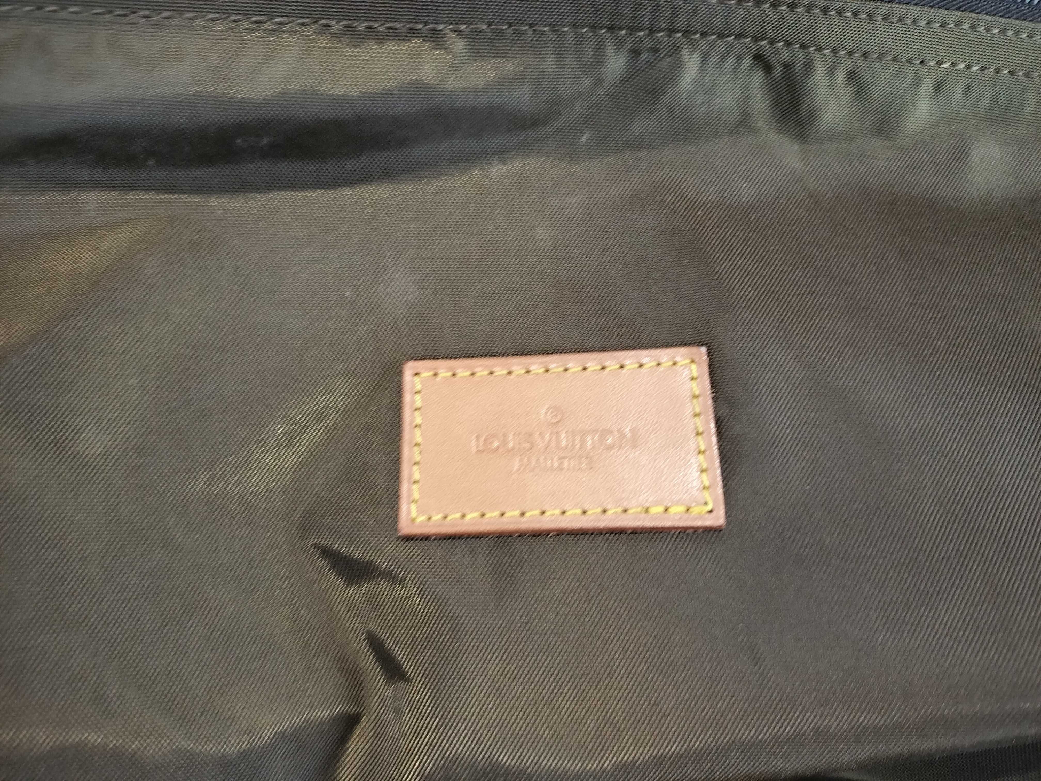 Monogram Garment Bag with Hanger — view 9