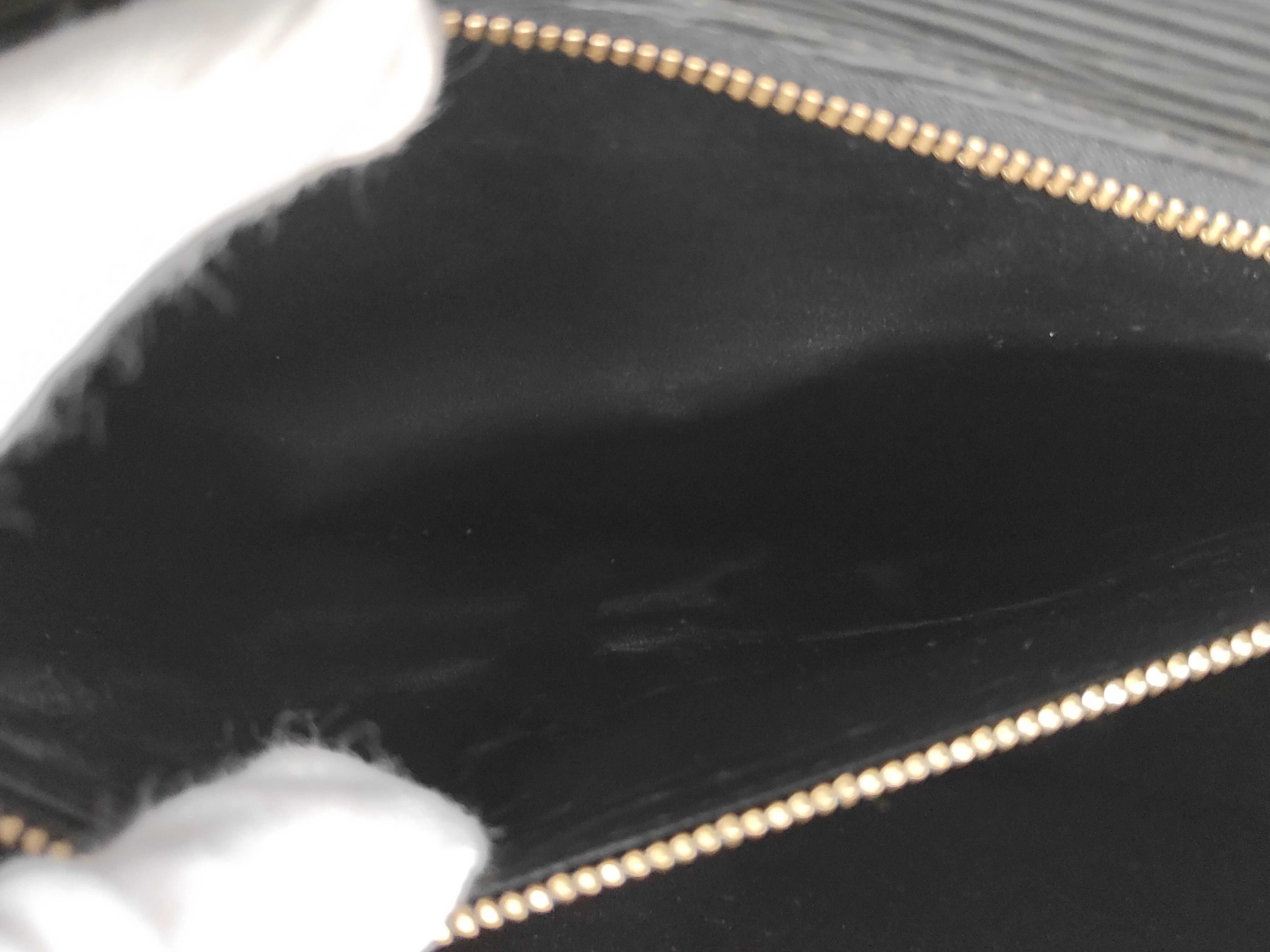 Epi Leather Shoulder Bag, Black, Business Bag — view 11