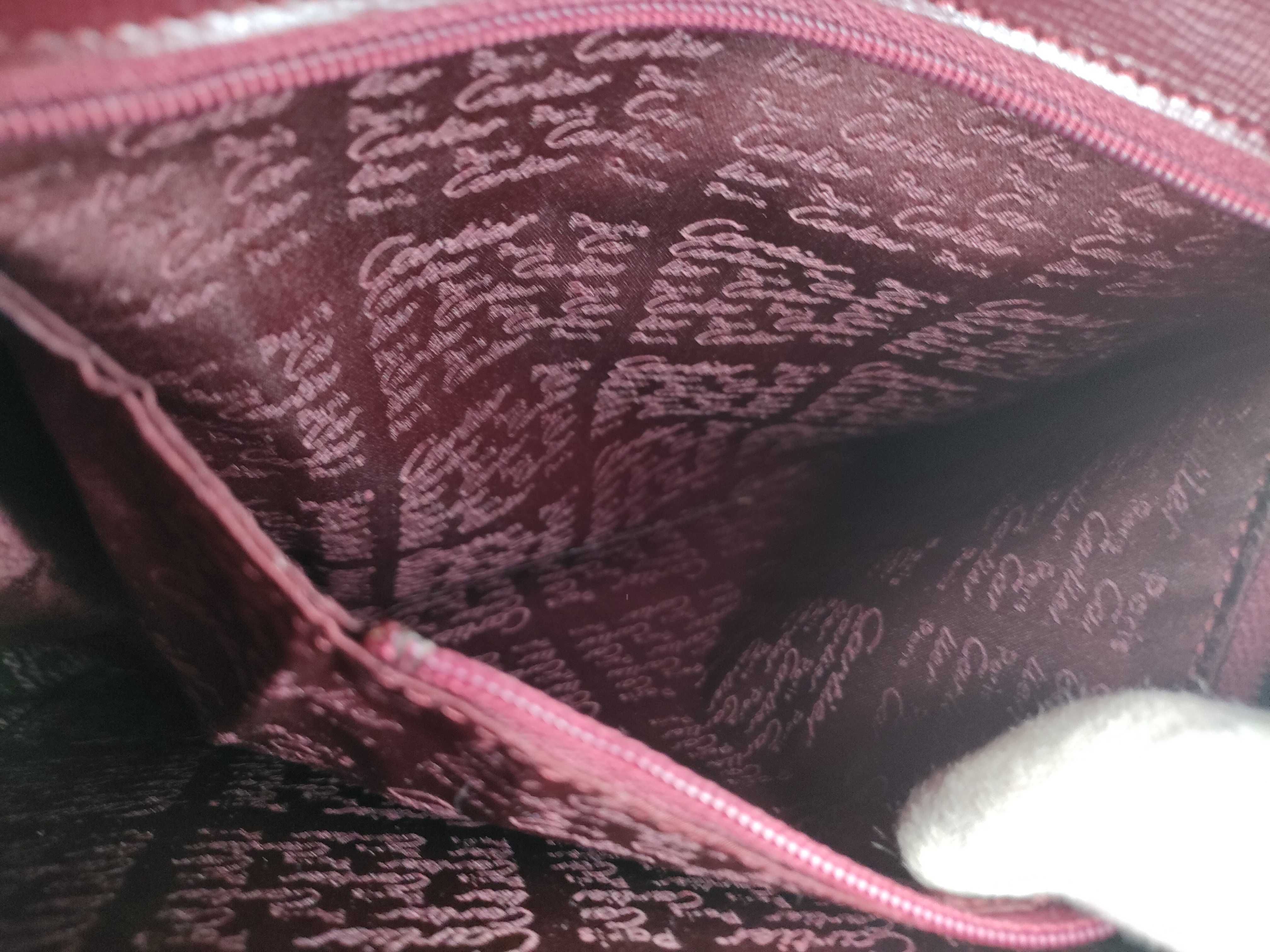 Must Line Leather Tote Handbag, Bordeaux — view 11