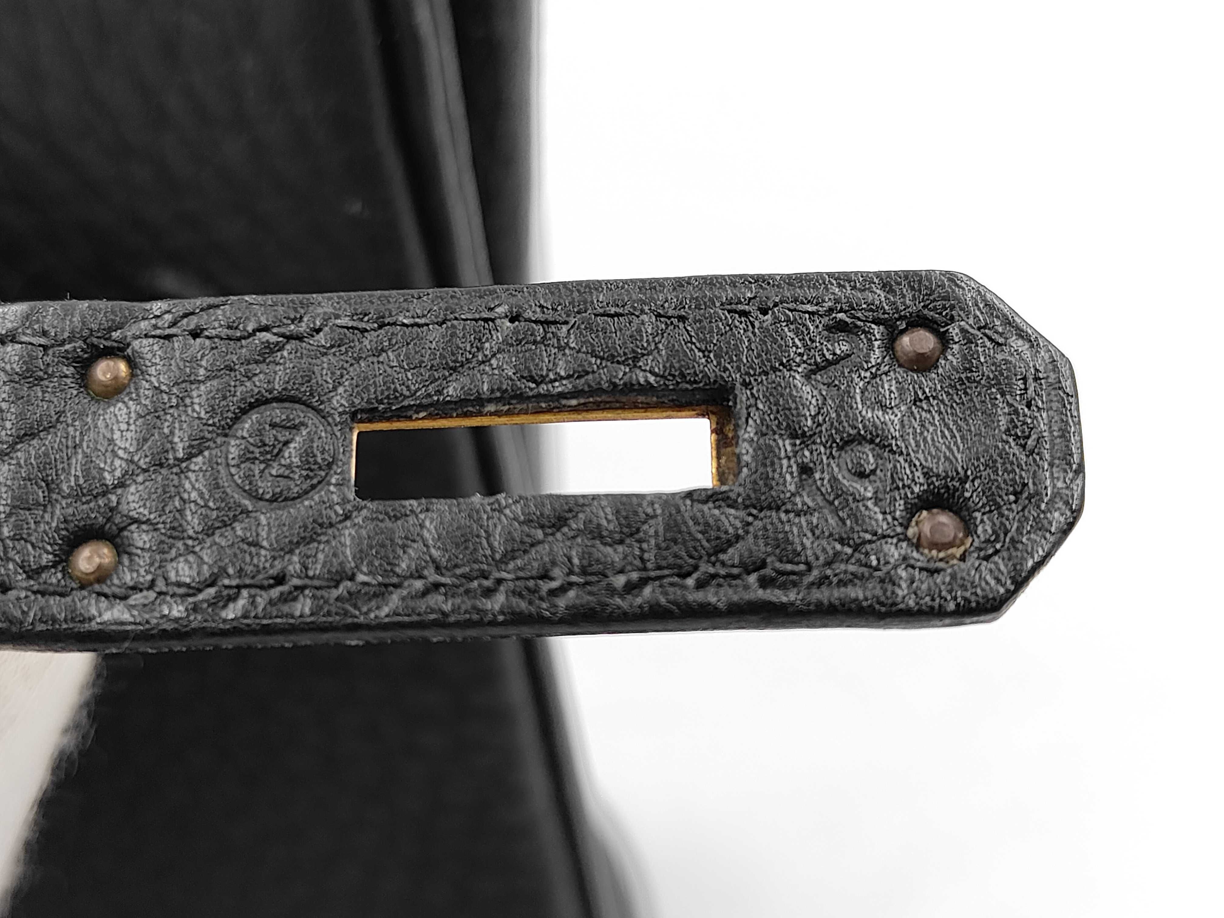 Birkin 35 Gold Hardware, Z Stamp Handbag — view 10