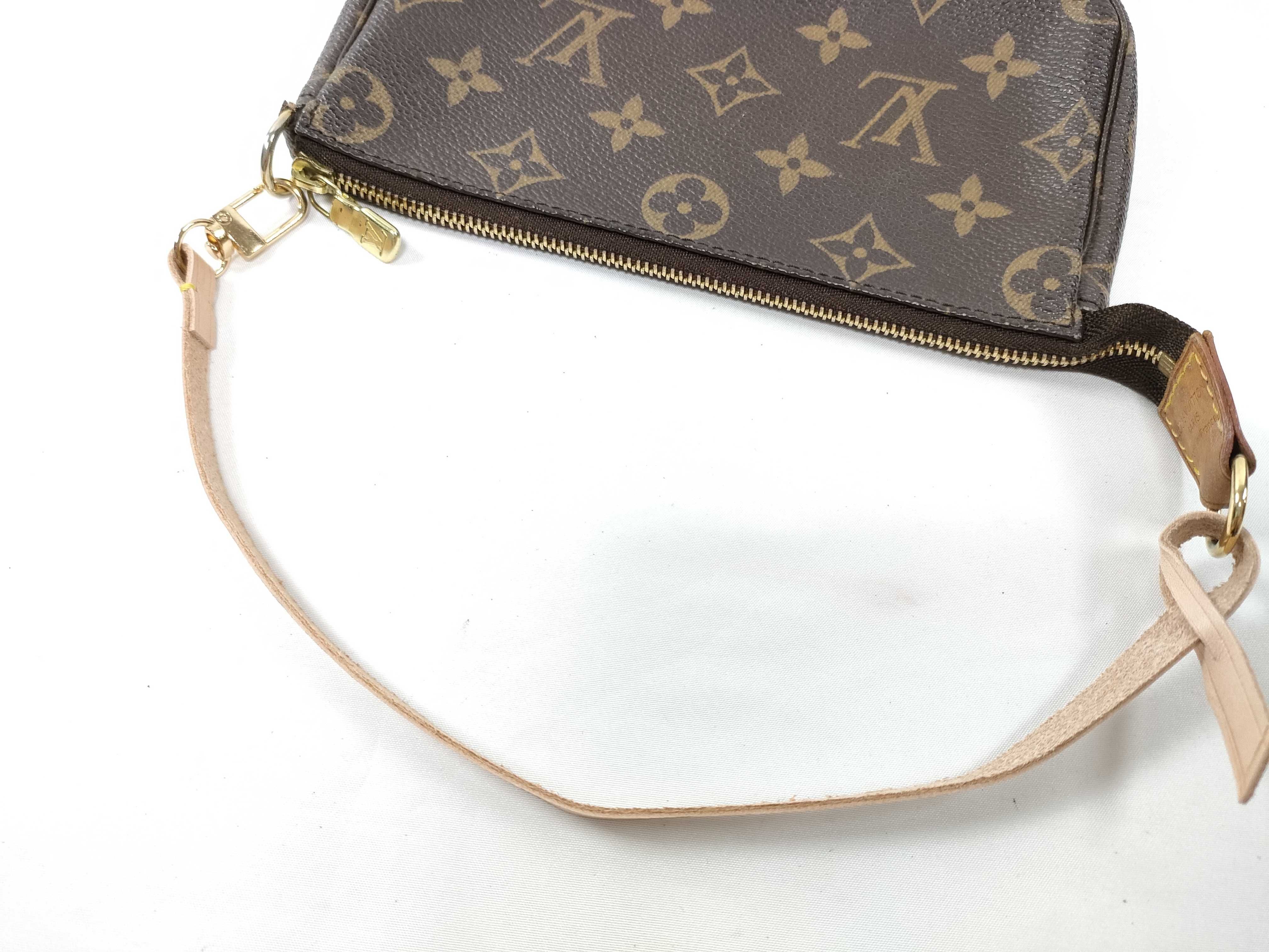 Monogram Louis Vuitton Monogram Mini Pochette Accessoires Pouch — view 6