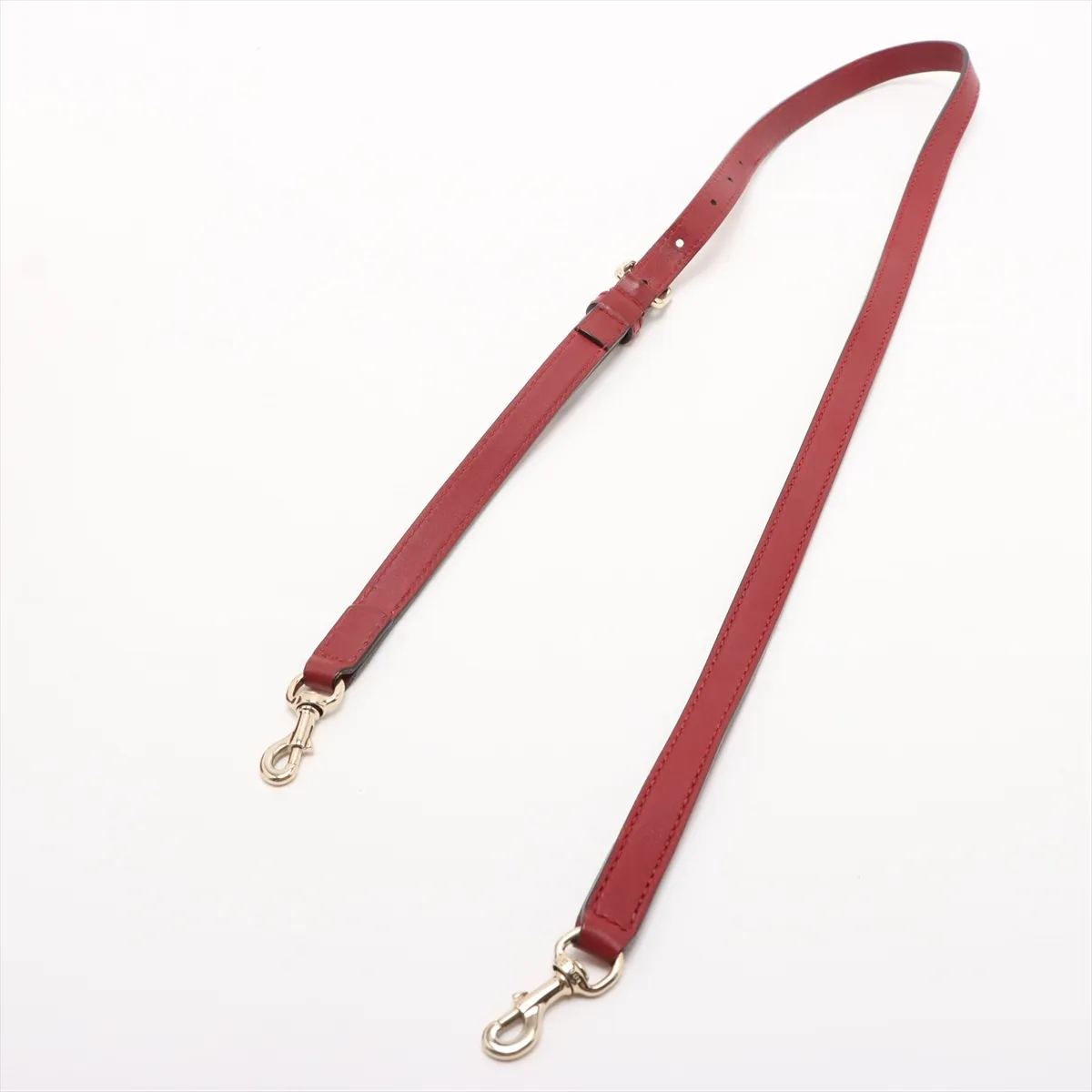 Microguccissima Leather 2-Way Handbag, Red, 449654 (Outlet) — view 7