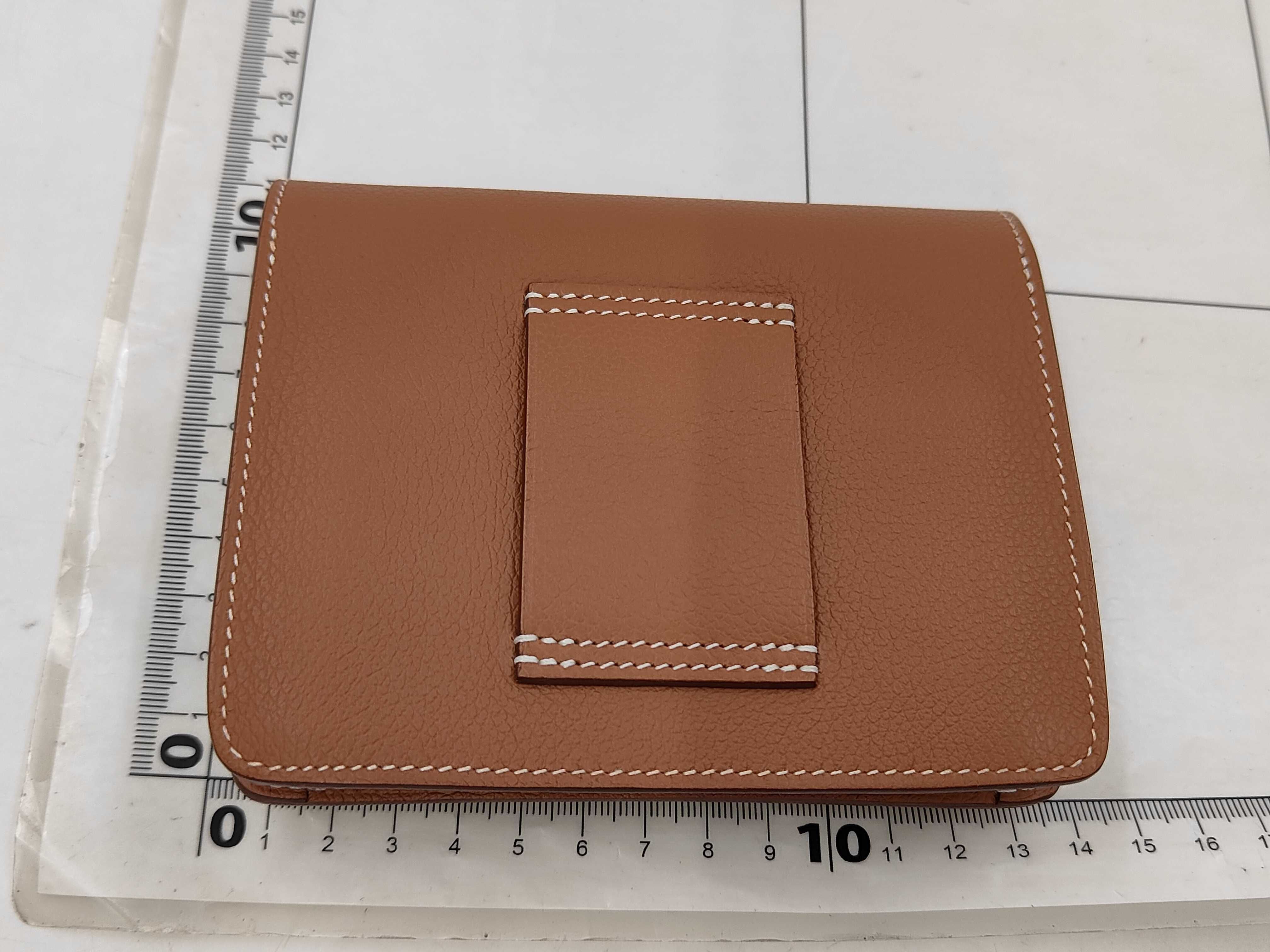 2308 Pochette Luli Slim Evercolor Gold Silver Hardware U Stamp Wallet — view 2