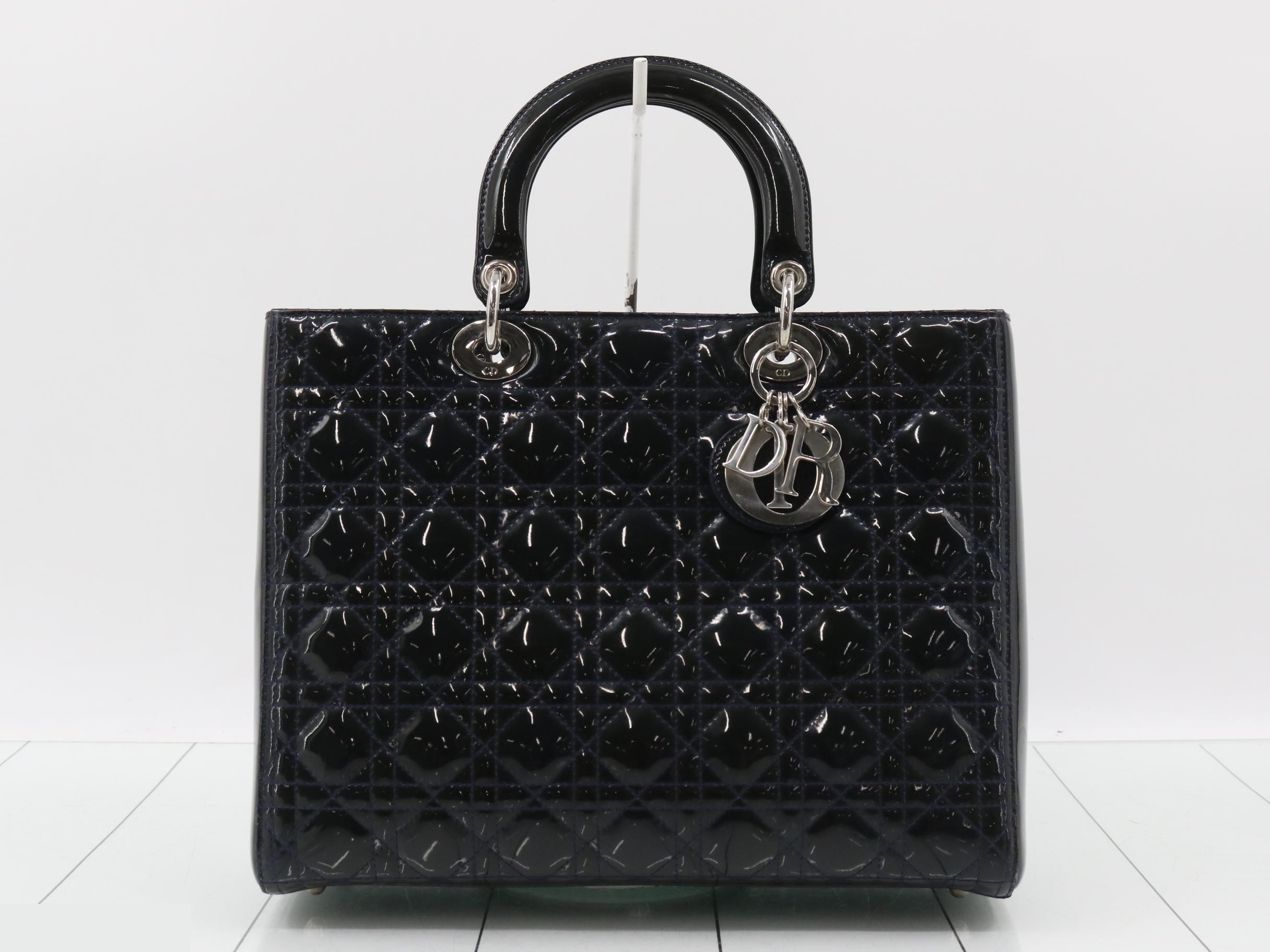 Lady Dior Cannage 2-Way Shoulder Handbag