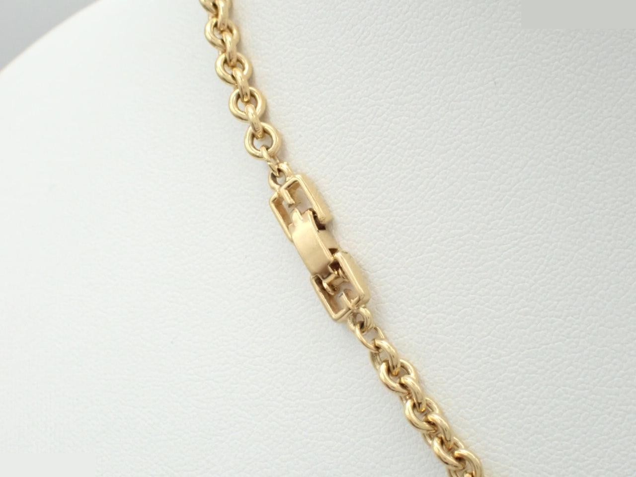 Gold necklace, chain approximately 40cm — view 2