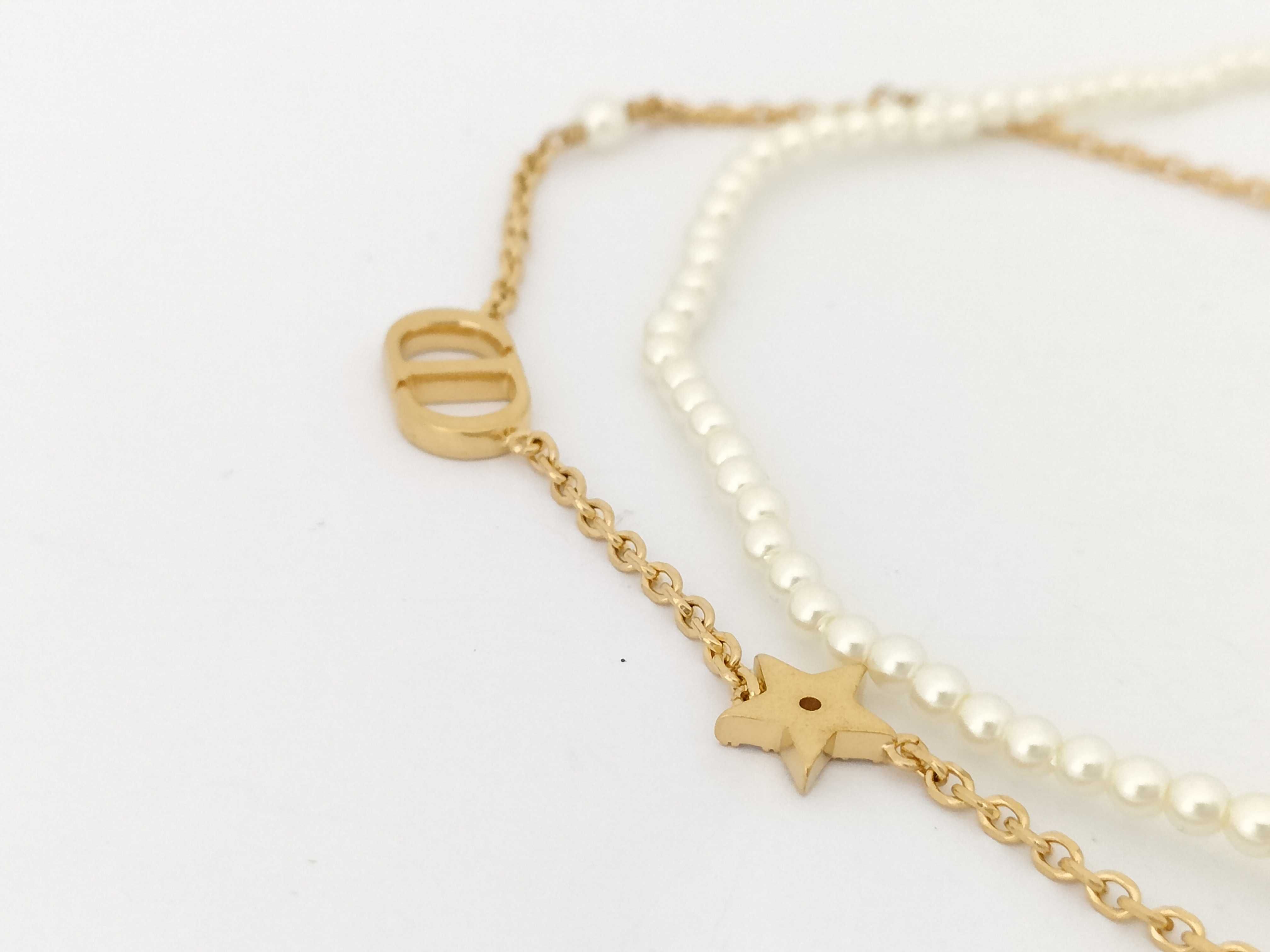Petite CD Pearl Double Strand Necklace — view 5