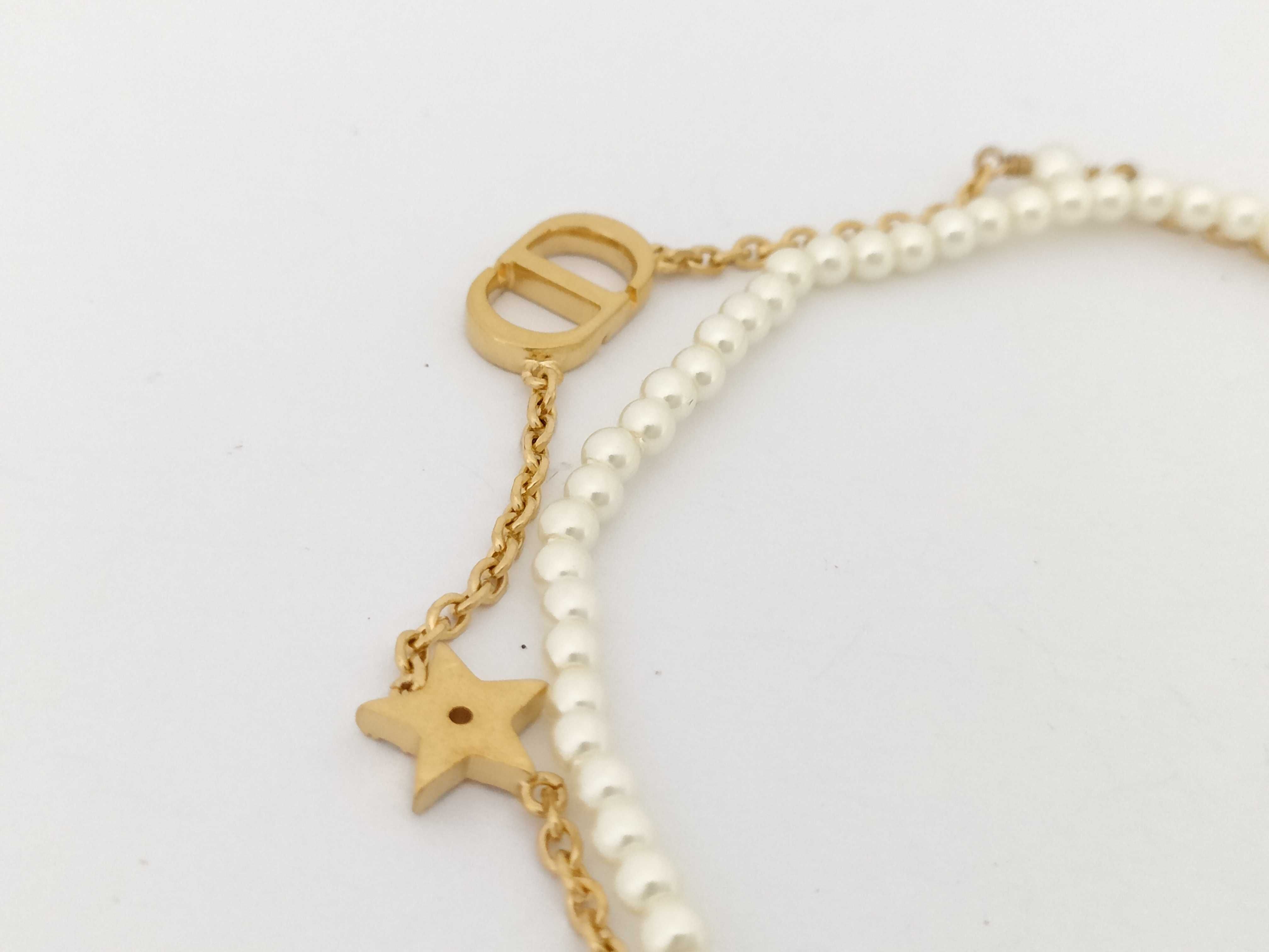 Petite CD Pearl Double Strand Necklace — view 6