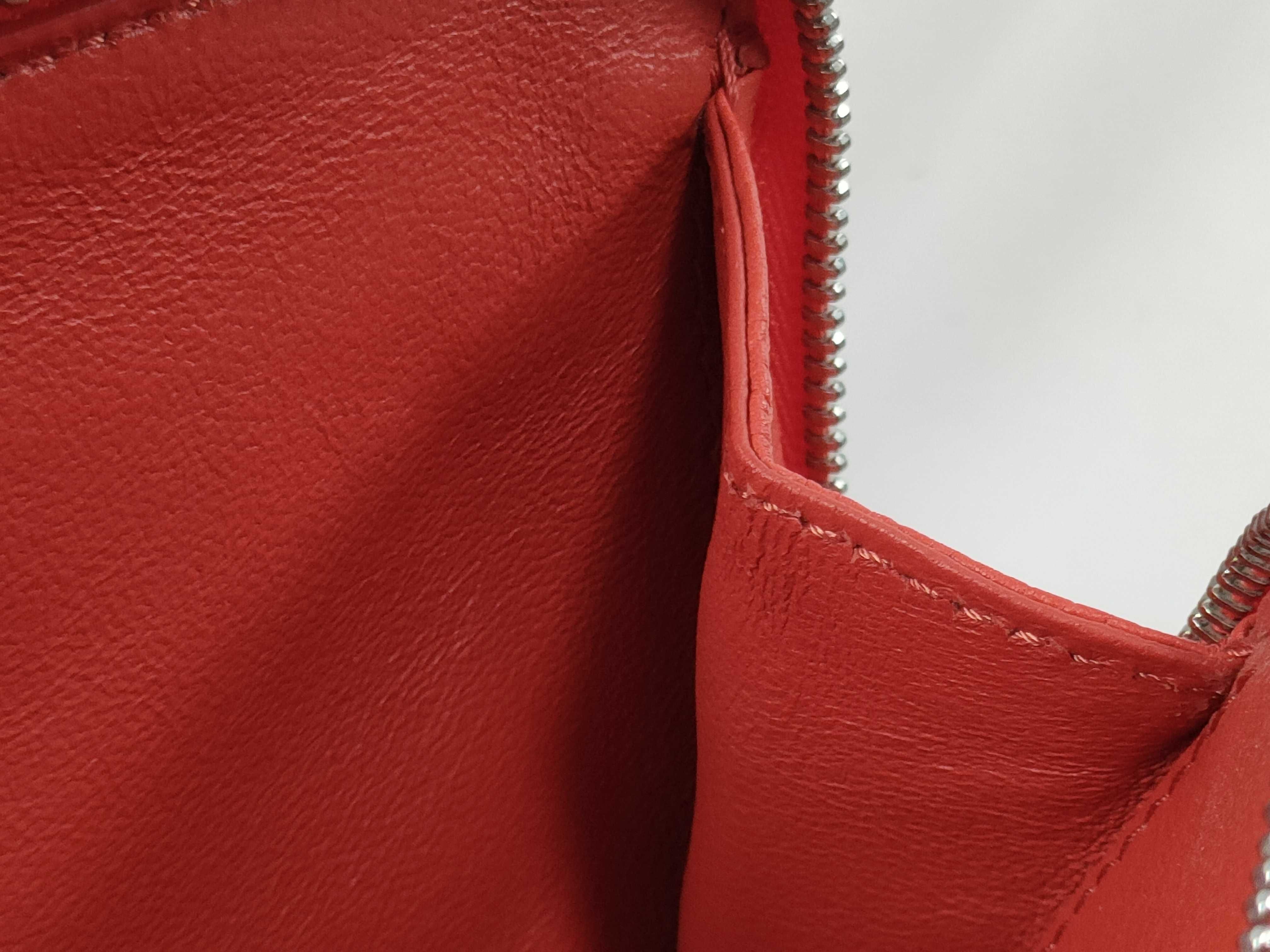 SG - Double Zip Trapeze Leather x Suede Handbag — view 13