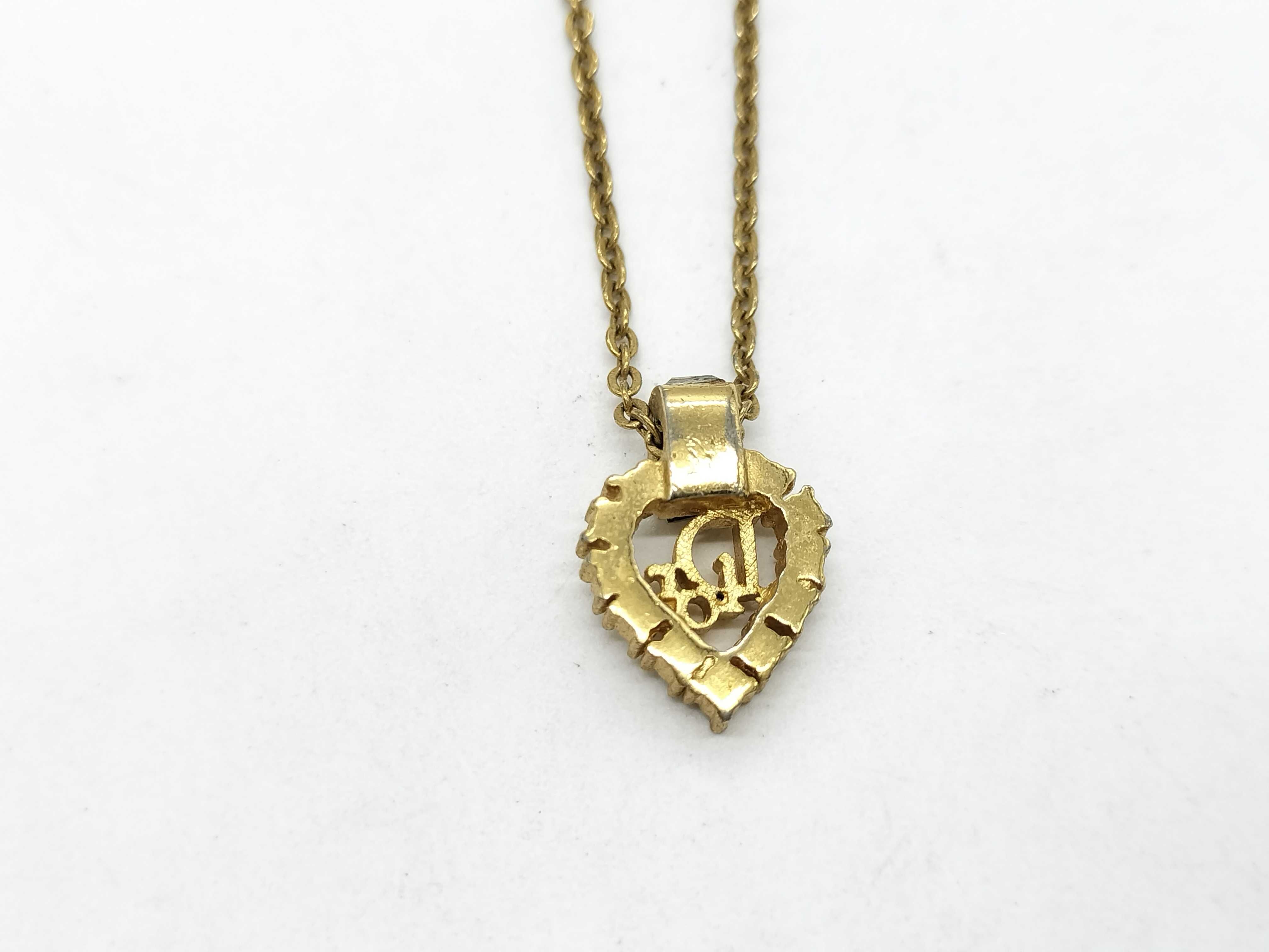 Rhinestone Logo Necklace — view 3