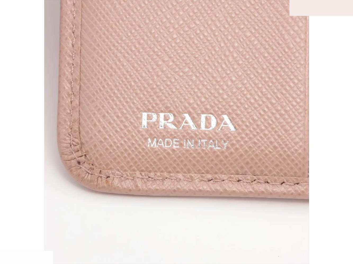 Saffiano Leather 1ML018 Bi-fold Wallet Compact Wallet — view 7