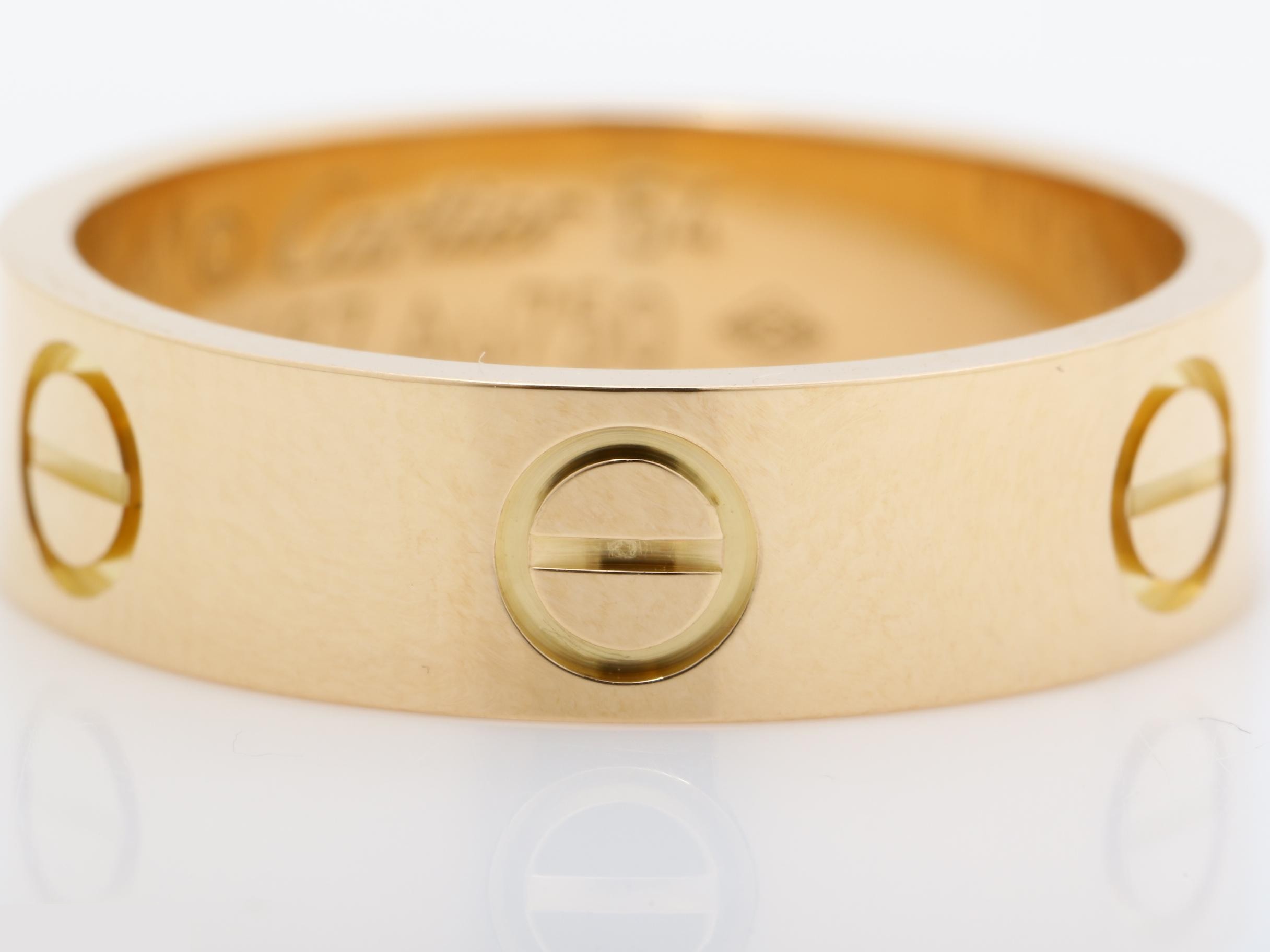 Au750PG Love Ring #54 5.5g — view 2