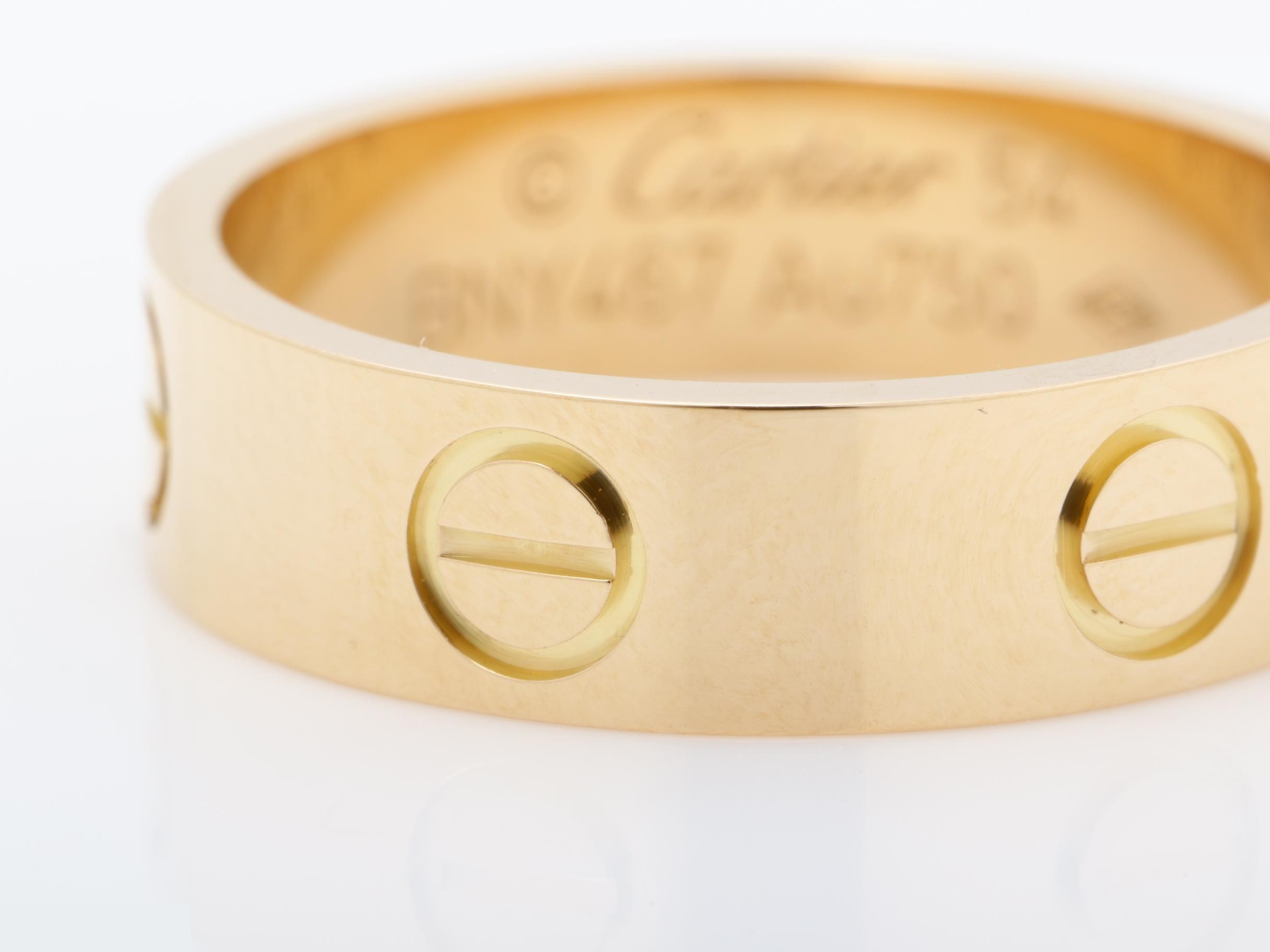 Au750PG Love Ring #54 5.5g — view 3