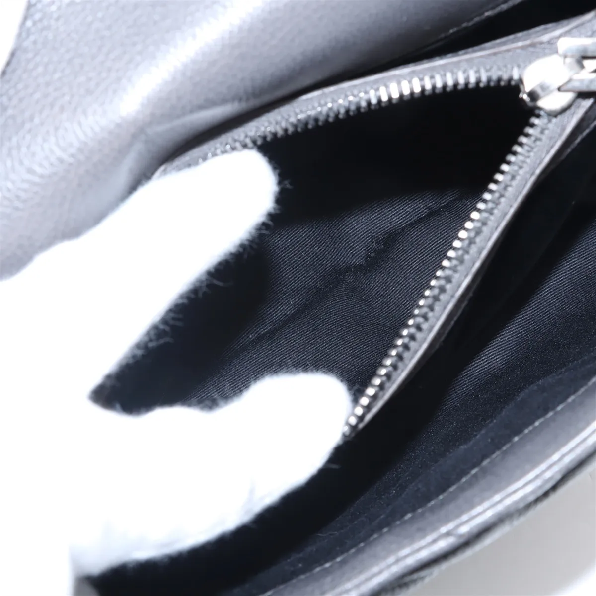 College Leather 2WAY Handbag Gray 428056 — view 11
