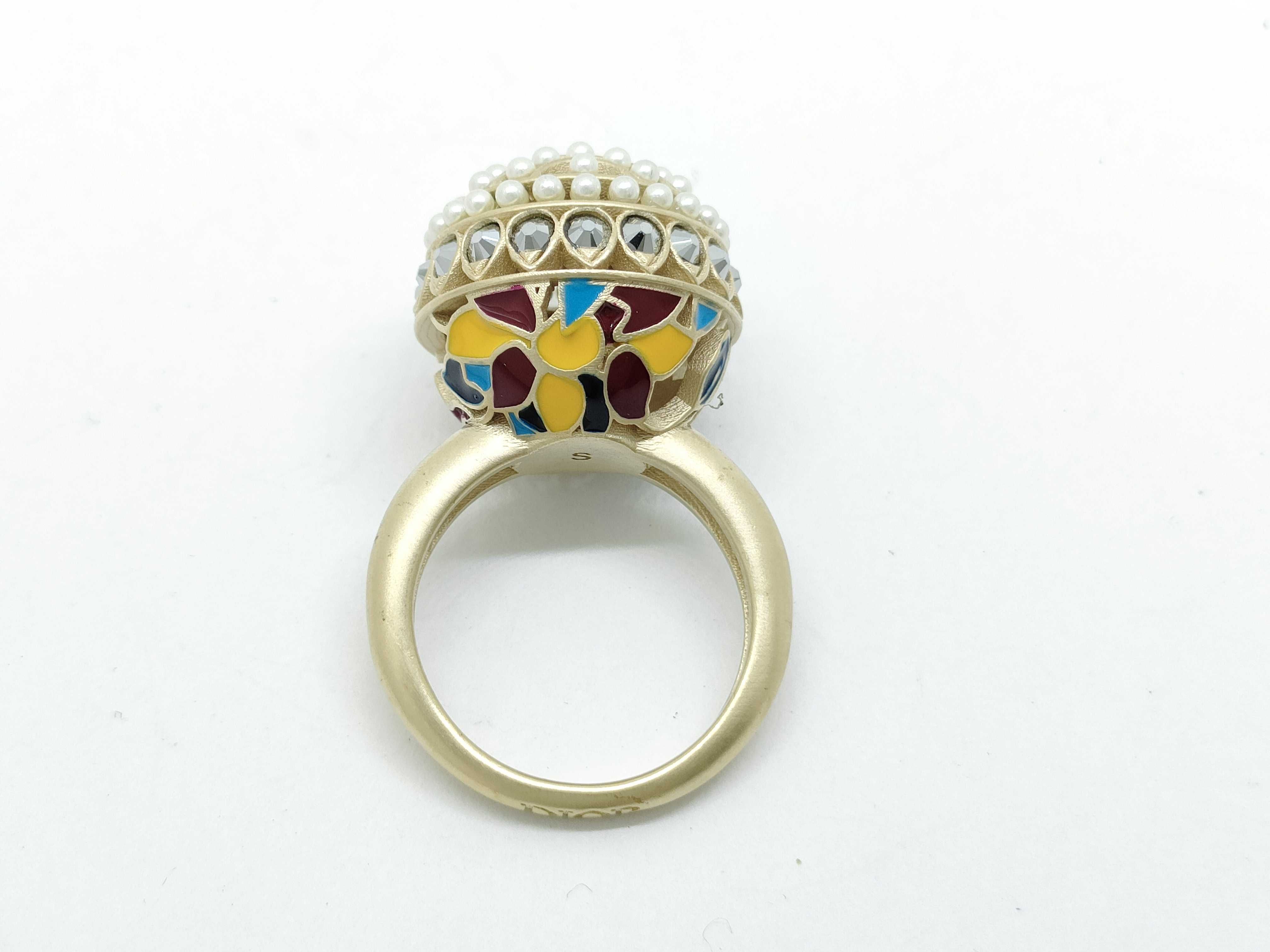 Tribal Rhinestone Ring, 7.2g — view 4