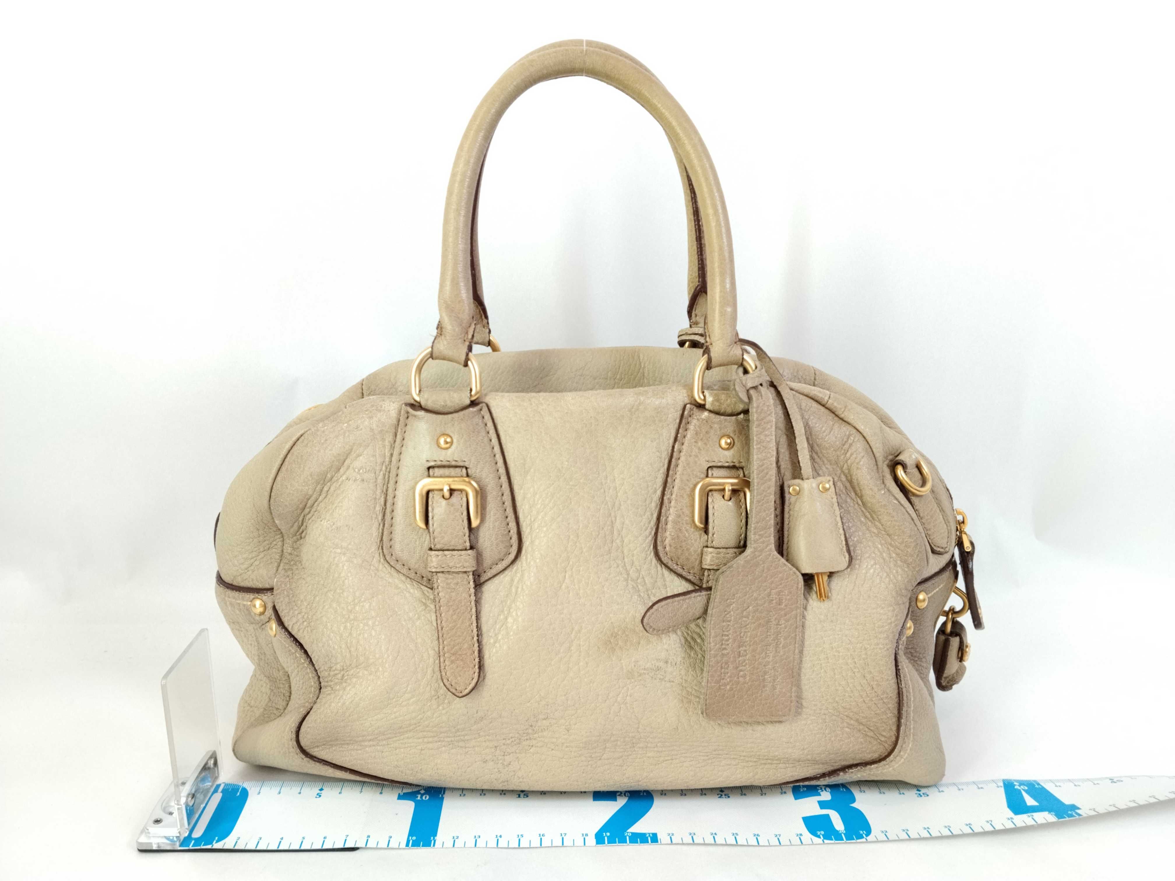 Vitello Daino Bauletto Bag (Handbag) — view 2