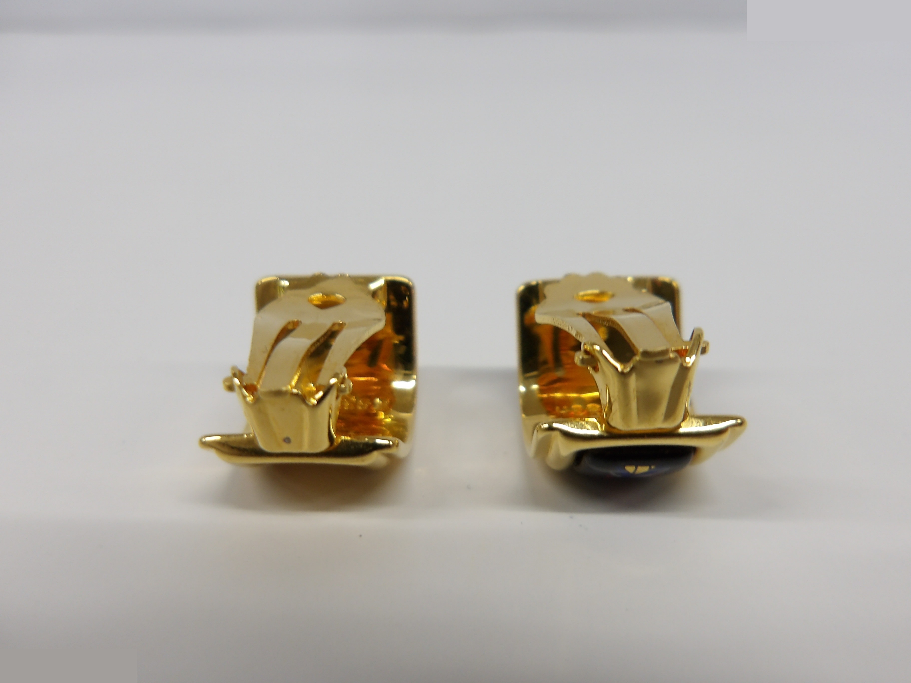 Hermès enamel earrings — view 5