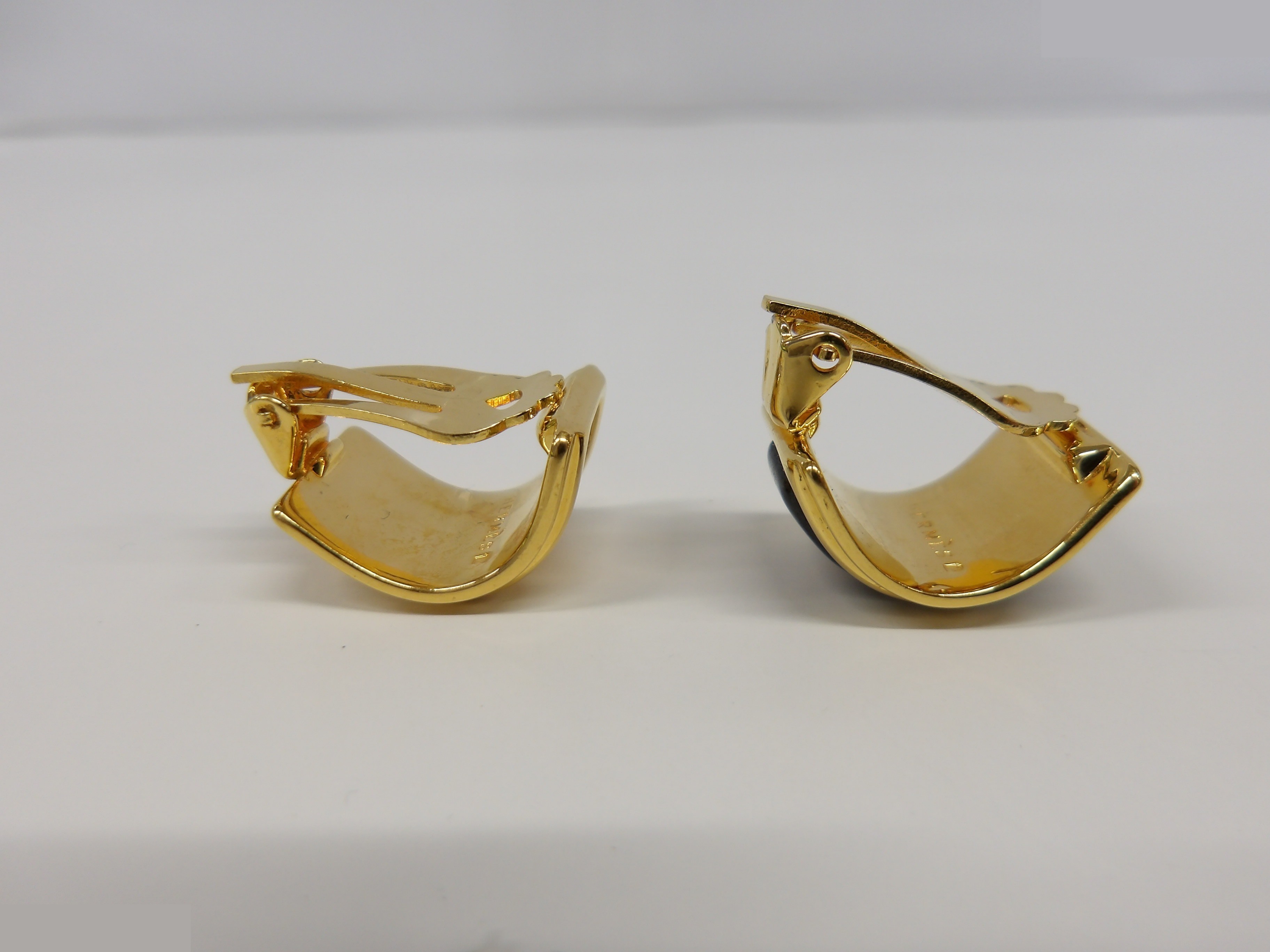 Hermès enamel earrings — view 6