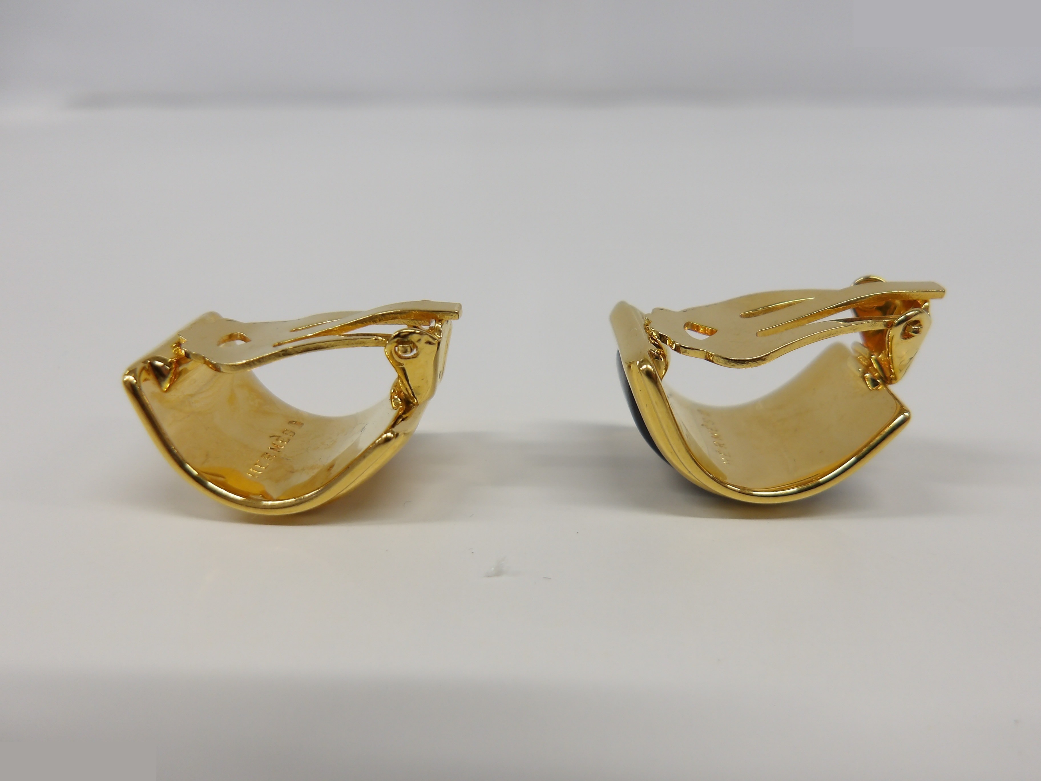 Hermès enamel earrings — view 7