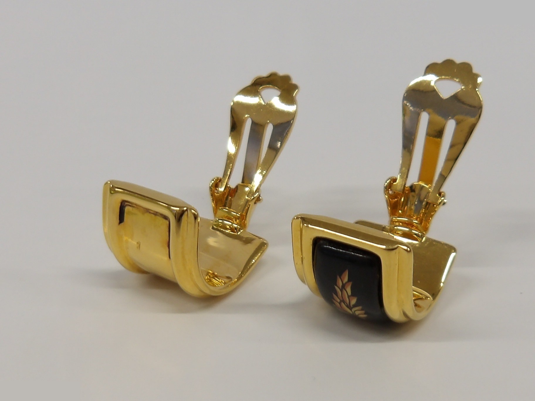 Hermès enamel earrings — view 9