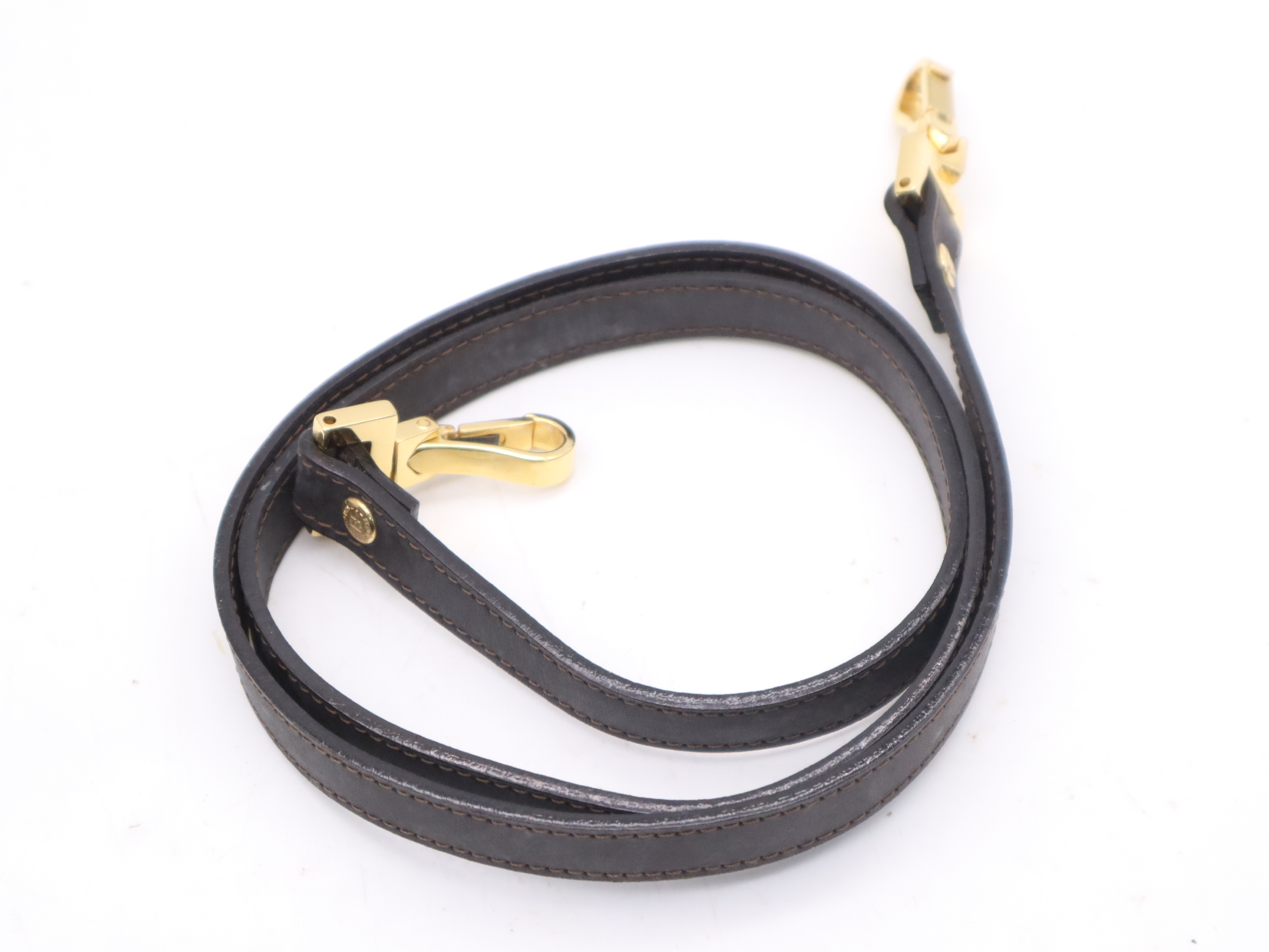 Canvas x Leather Zucca 2-Way Handbag in Brown with Gold Hardware, Shoulder Strap, and Dust Bag. — view 13